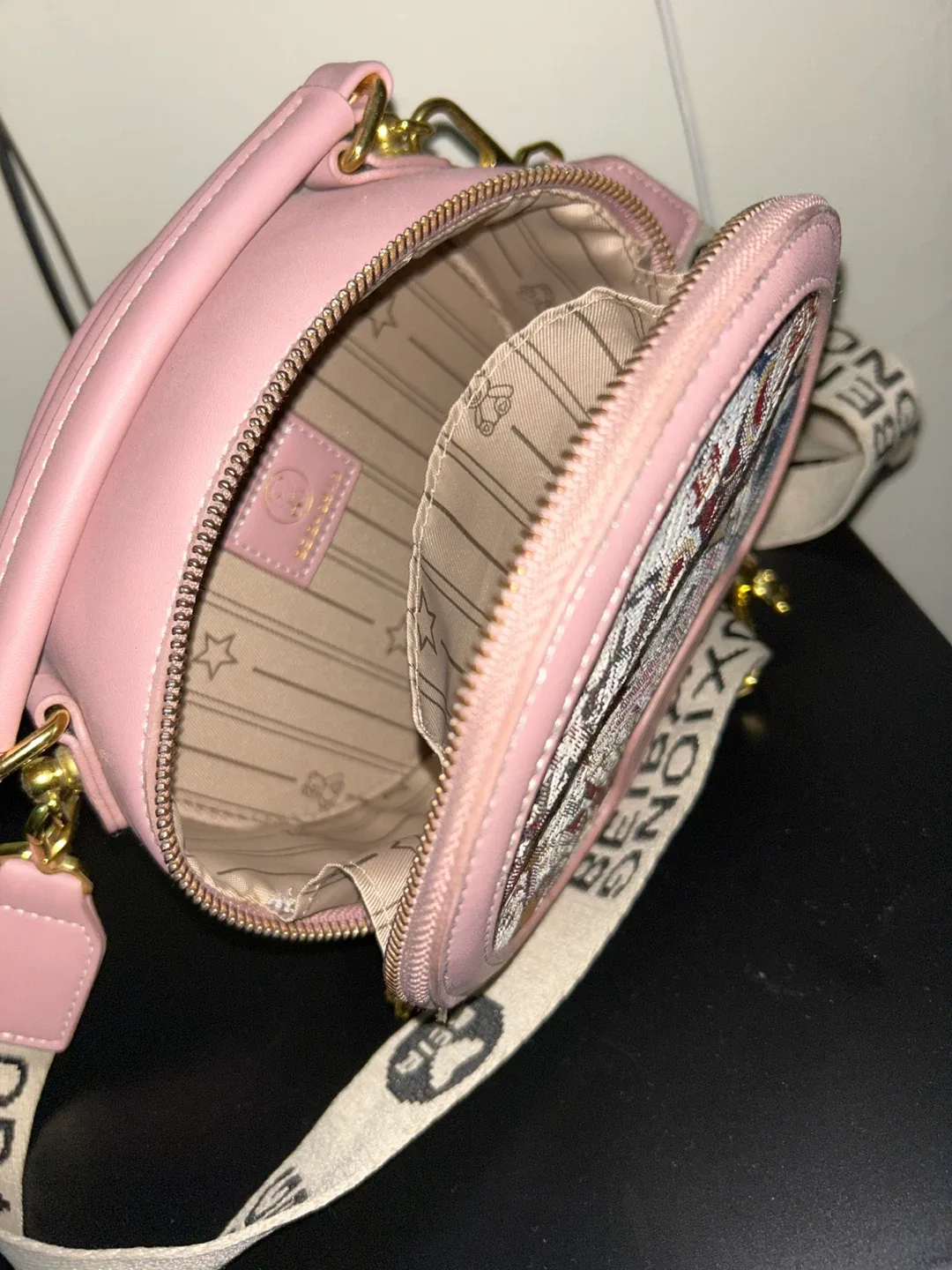 BEIBAOBAO Round Teddy Bear Crossbody Bag image indicator(3)