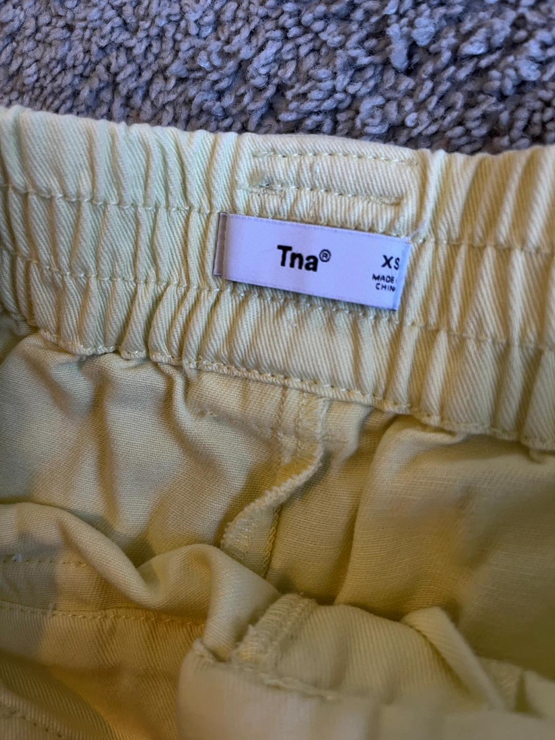 Tna Cargo Shorts - XS - Yellow - photo 2