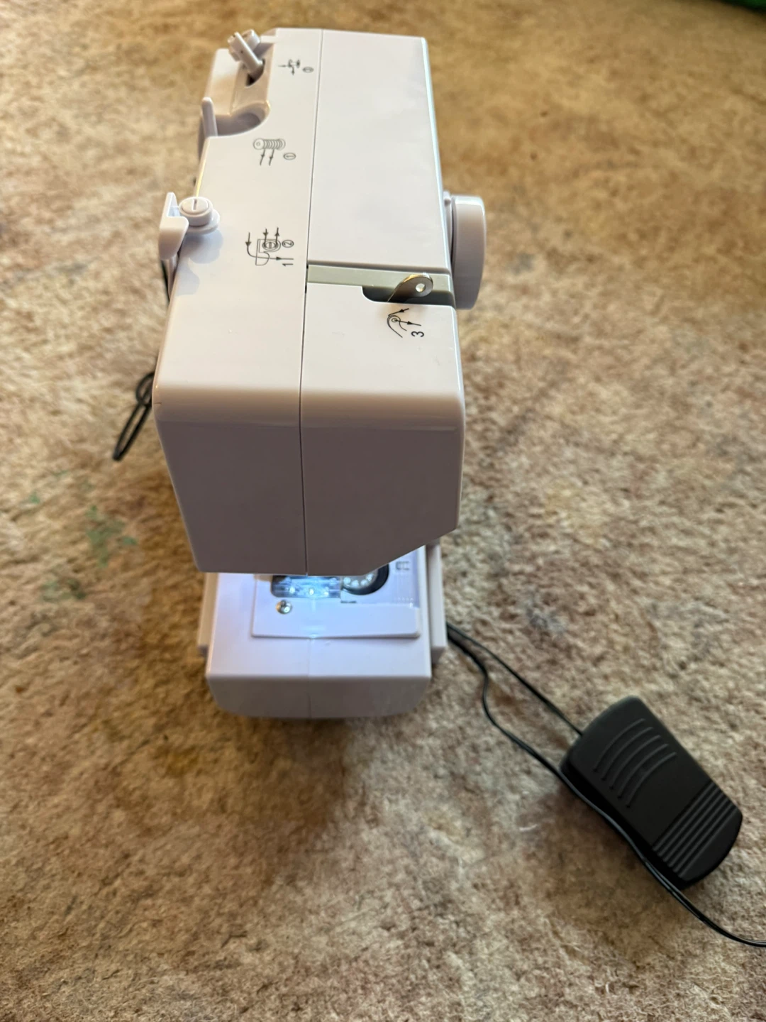 White Sewing Machine - photo 4