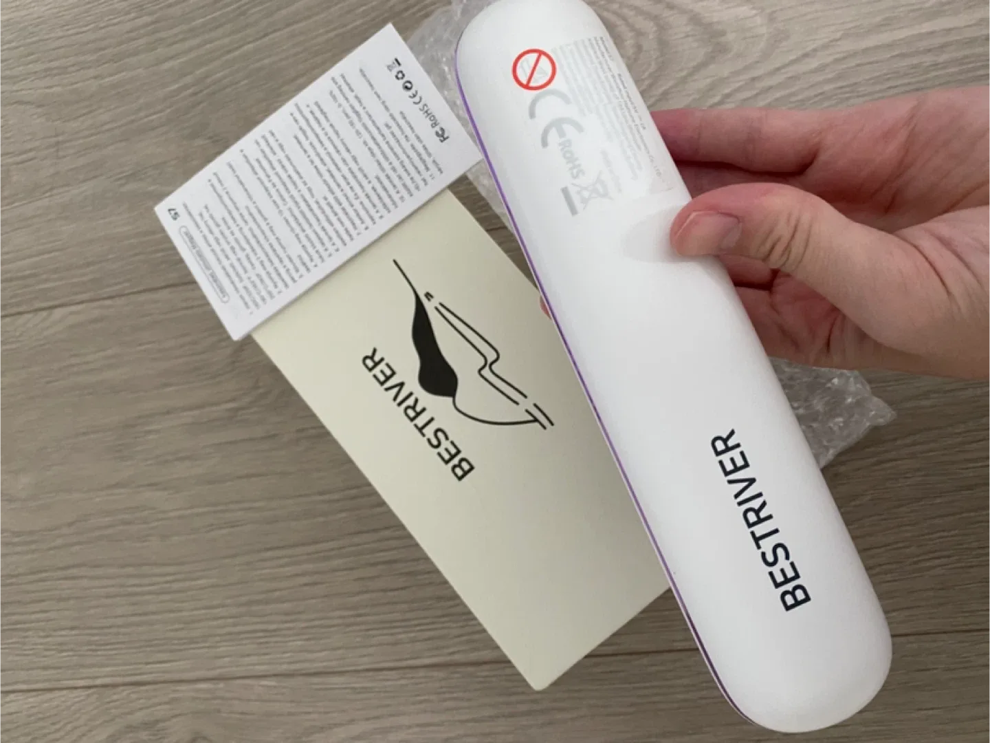 BESTRIVER Hair Straightener Brush - New in Box image indicator(4)