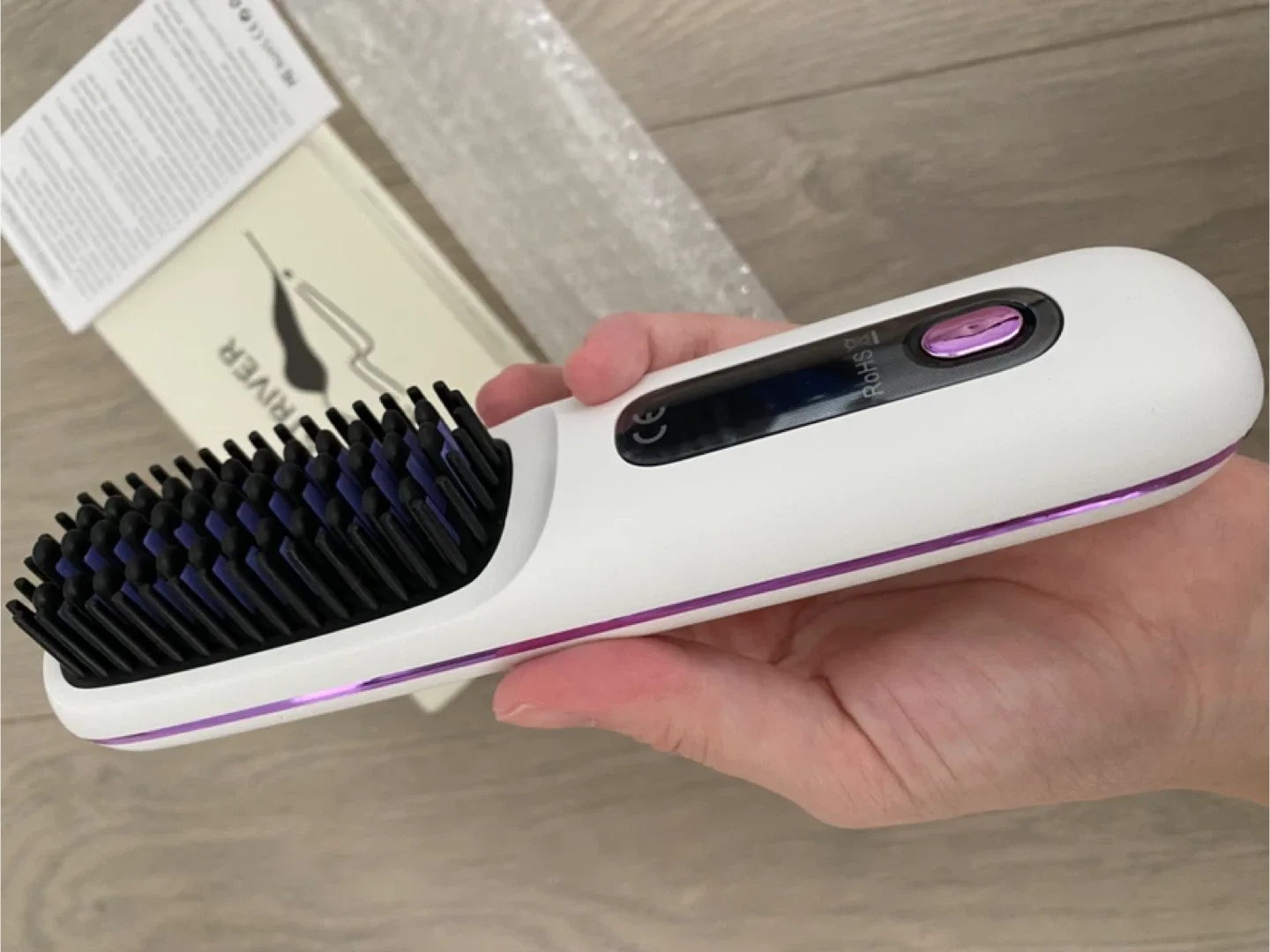 BESTRIVER Hair Straightener Brush - New in Box image indicator(5)
