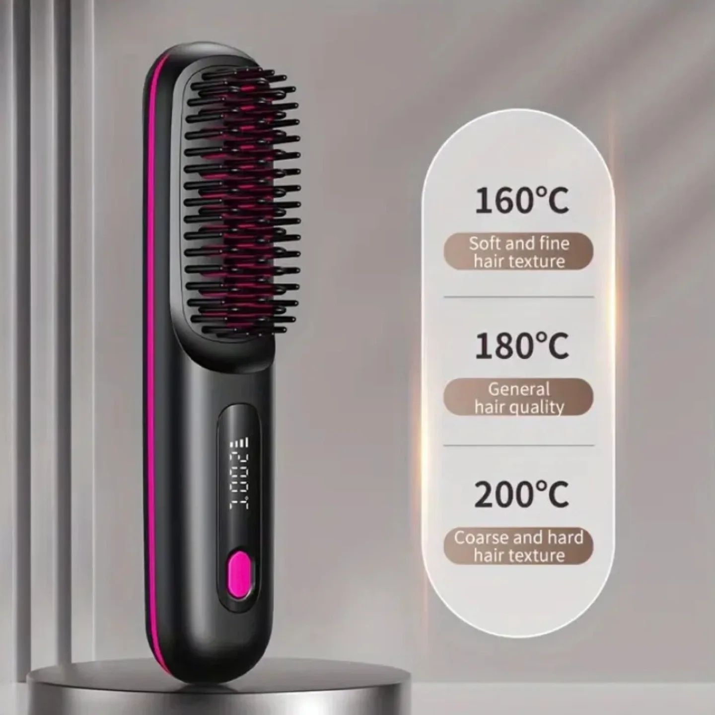 BESTRIVER Hair Straightener Brush - New in Box image indicator(8)