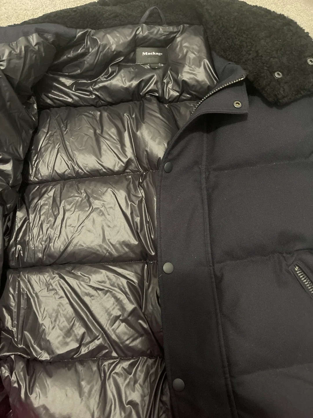 Mackage Black Down Puffer Jacket image indicator(2)