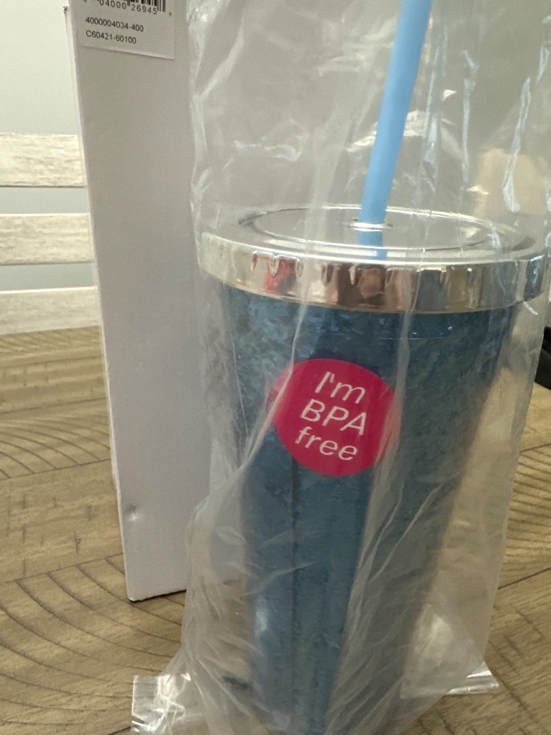Blue Glitter Tumbler - 24oz - Brand New - photo 3