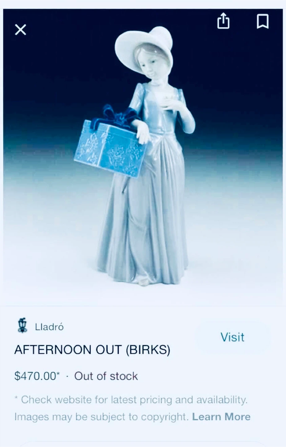 Lladro Afternoon Out (Birks) Figurine - photo 2