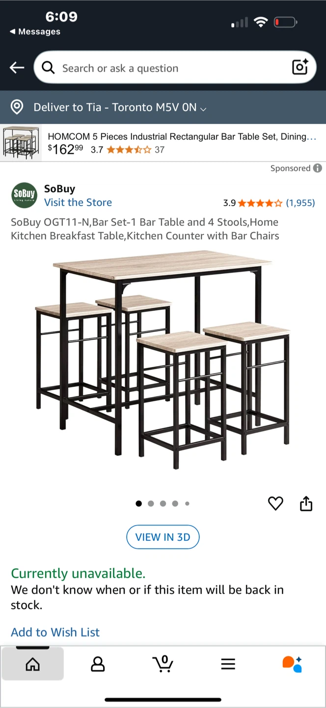 Bar Table with 4 Stools - photo 4