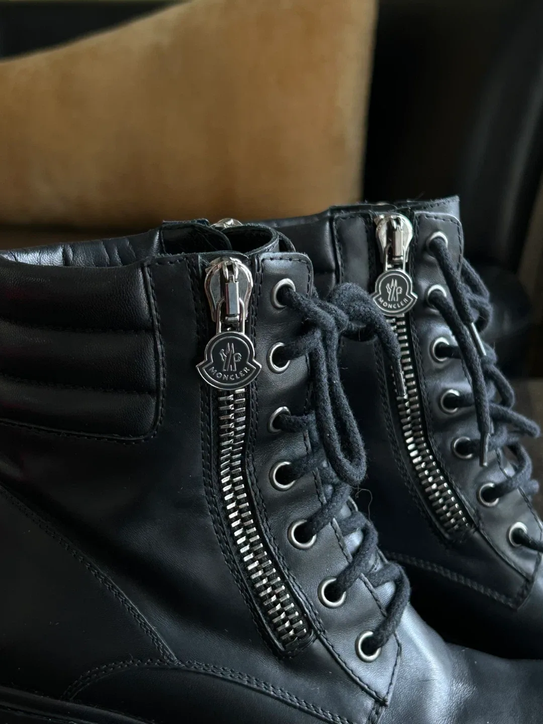 Moncler leather boots image indicator(3)