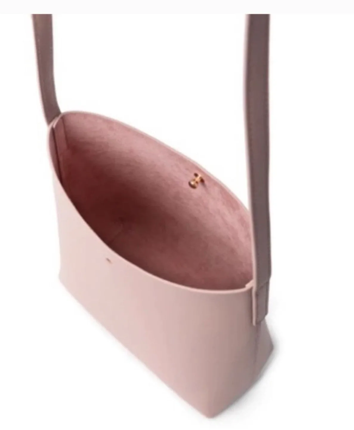 SAMARA Peony Dusty Pink Crossbody Bucket Bag image indicator(5)