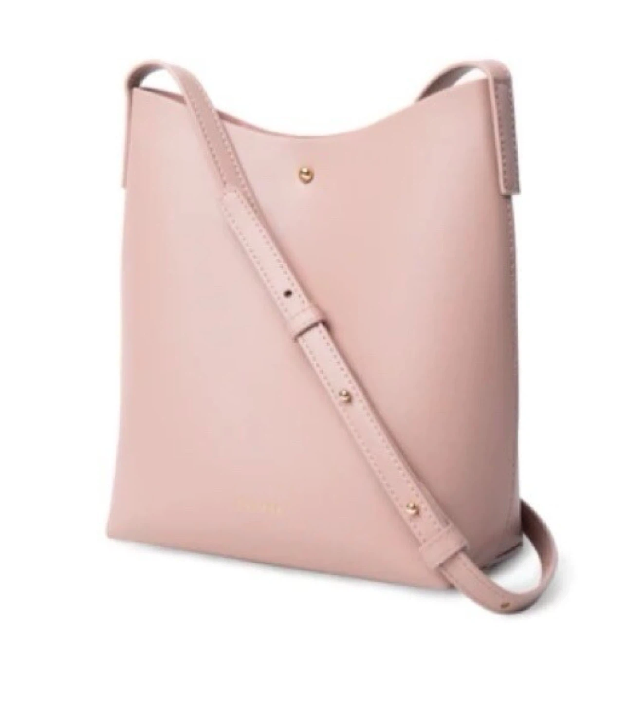 SAMARA Peony Dusty Pink Crossbody Bucket Bag