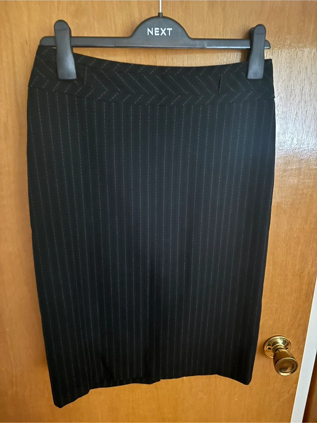 Next black striped skirt (US 4/UK 8)