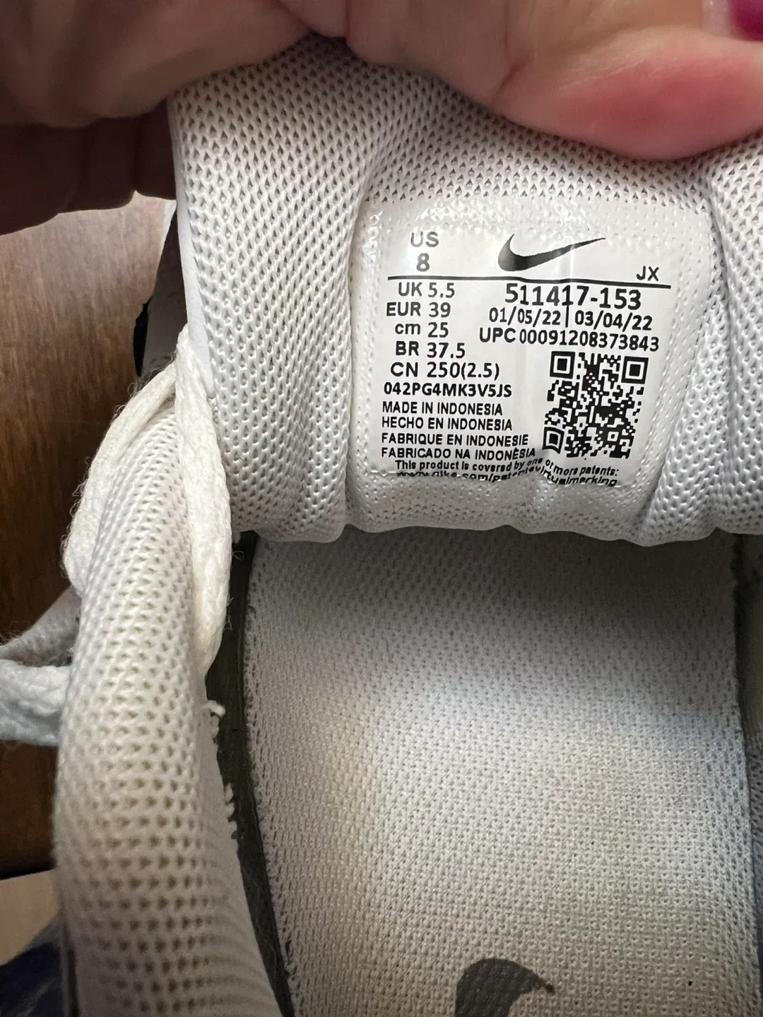 Nike Air Max LTD 3 White/Purple Sneakers image indicator(5)