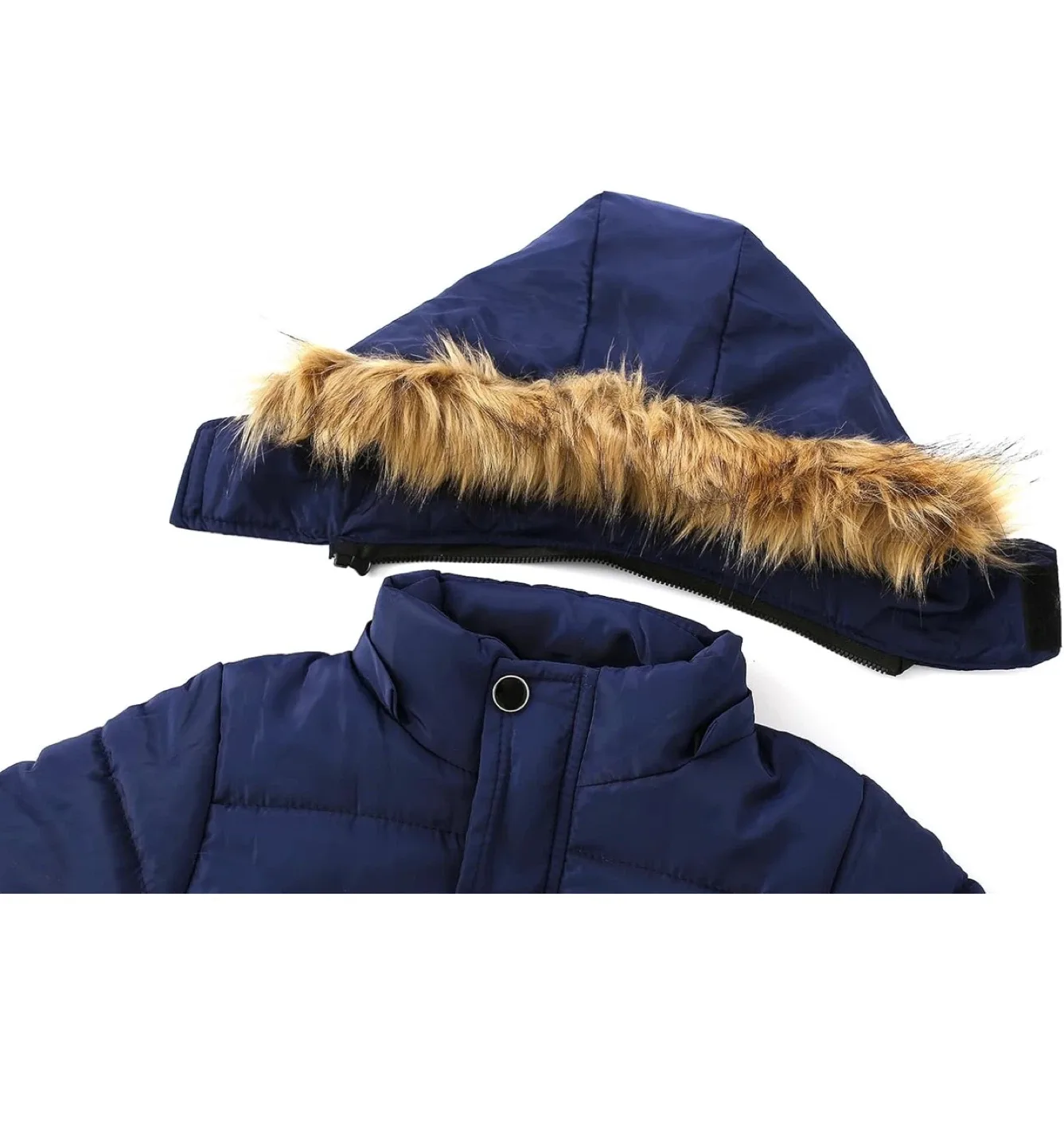 Toddler Puffer Jacket - Navy Blue image indicator(2)