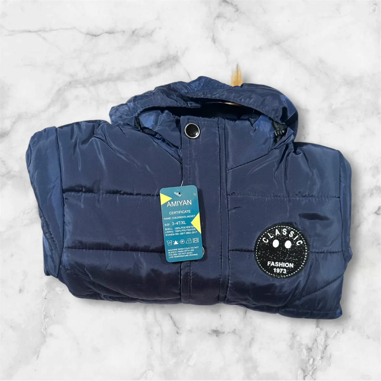 Toddler Puffer Jacket - Navy Blue image indicator(6)