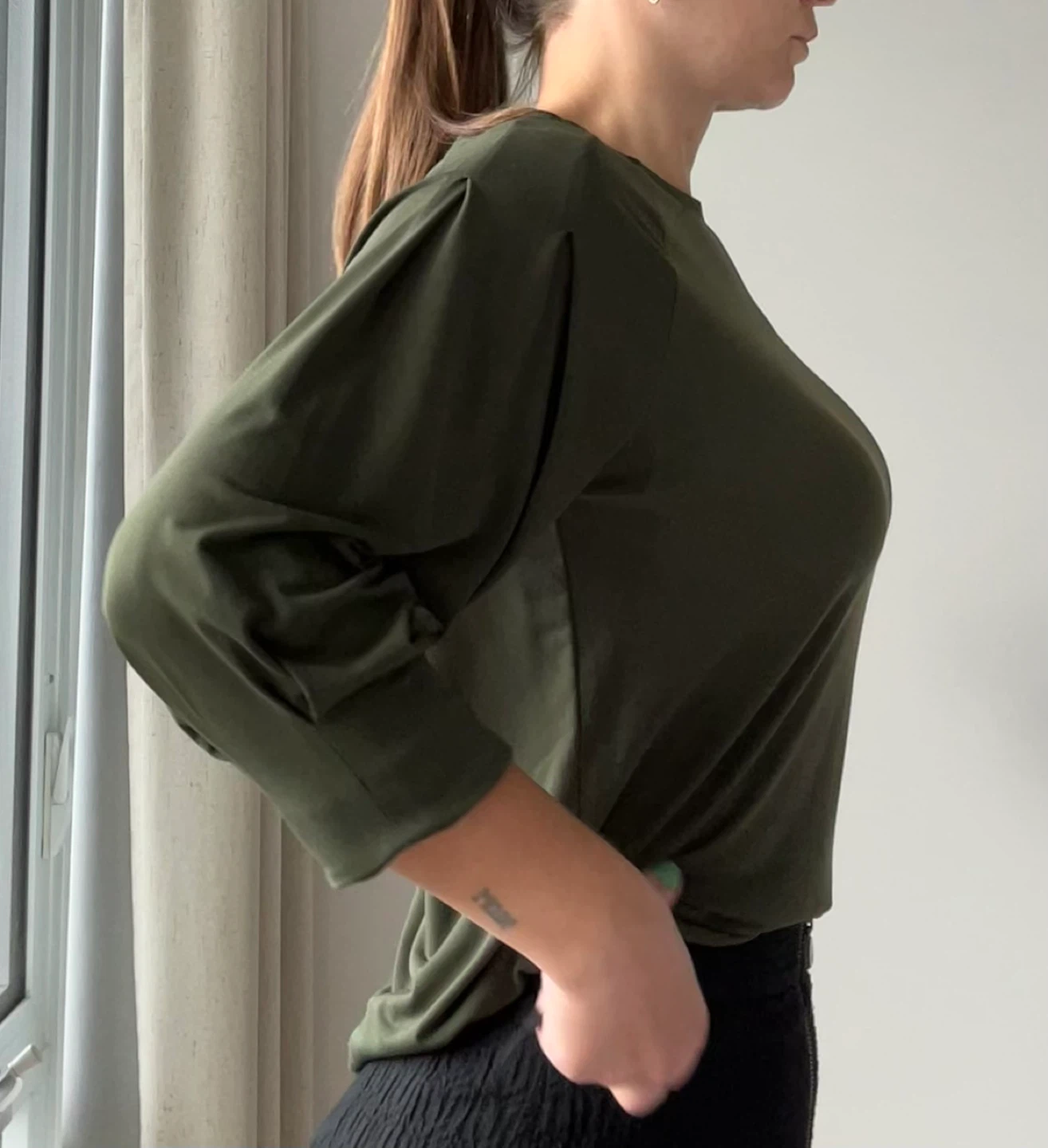 Olive Green Blouse - photo 2