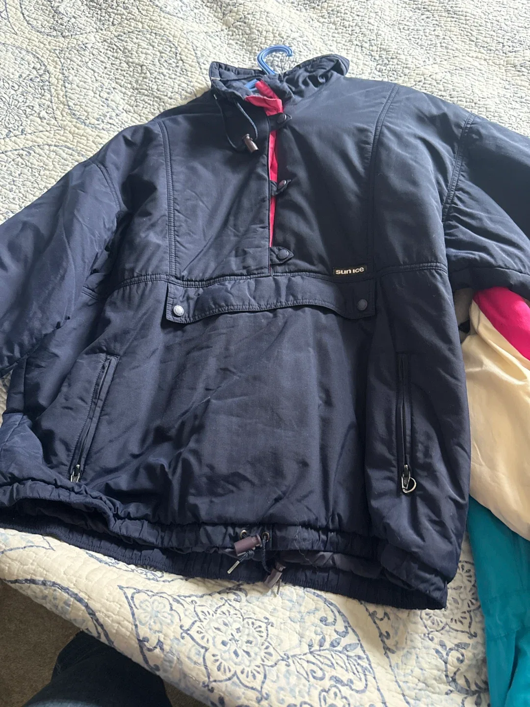 Sun Ice Navy Blue Sunice 90s Jacket