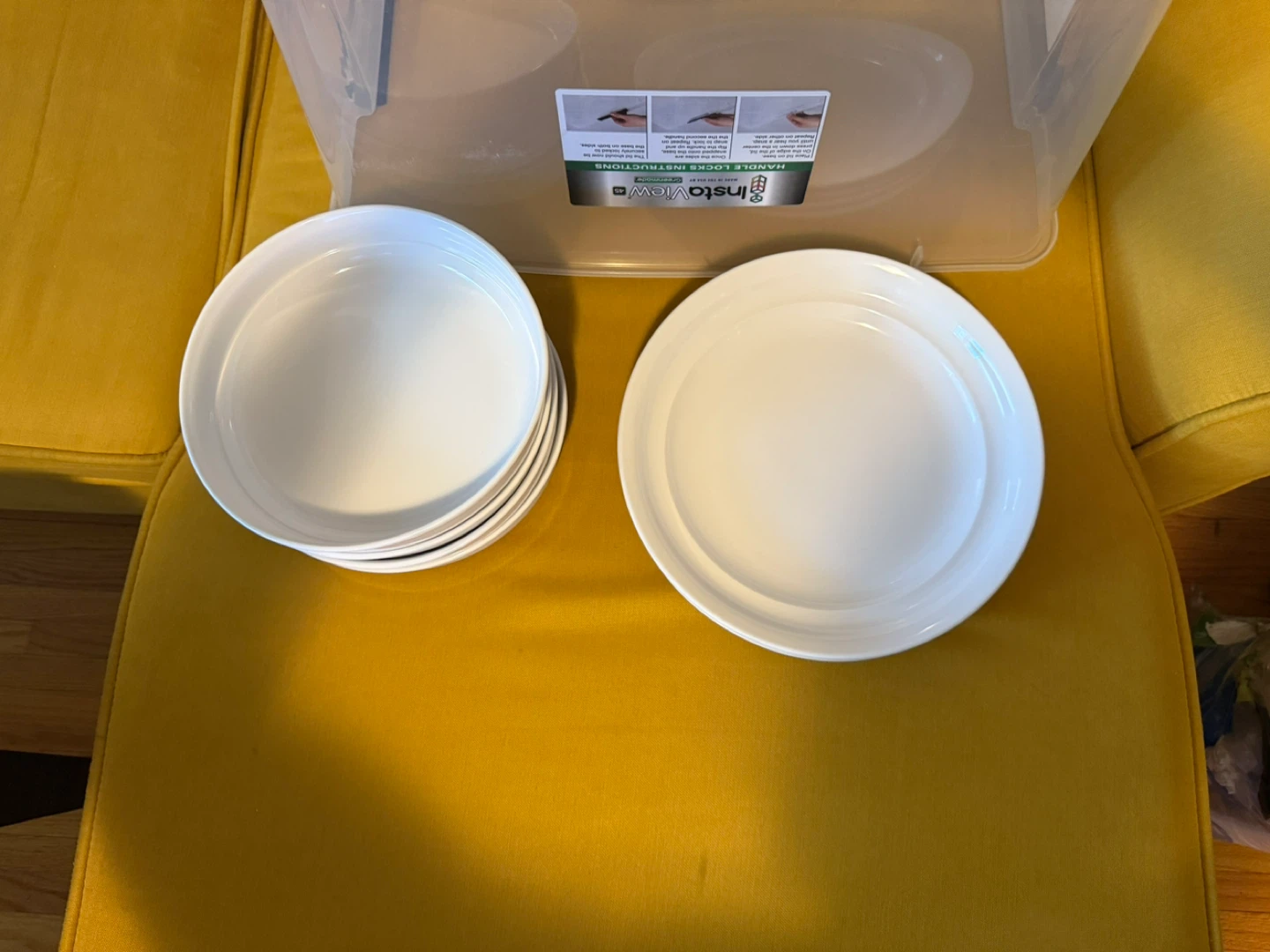 Over&Back Rimmed 12-piece Glossy Porcelain Dinnerware Set - photo 2