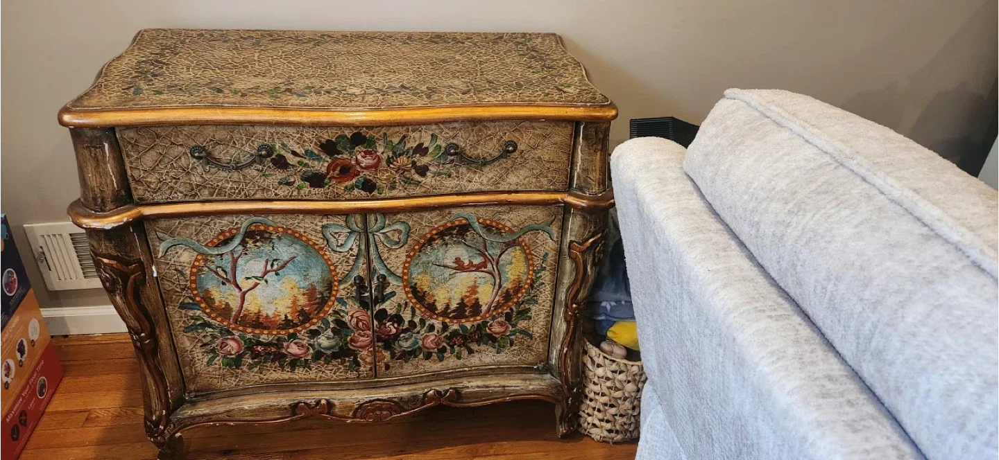 Vintage Floral Cabinet image indicator(2)