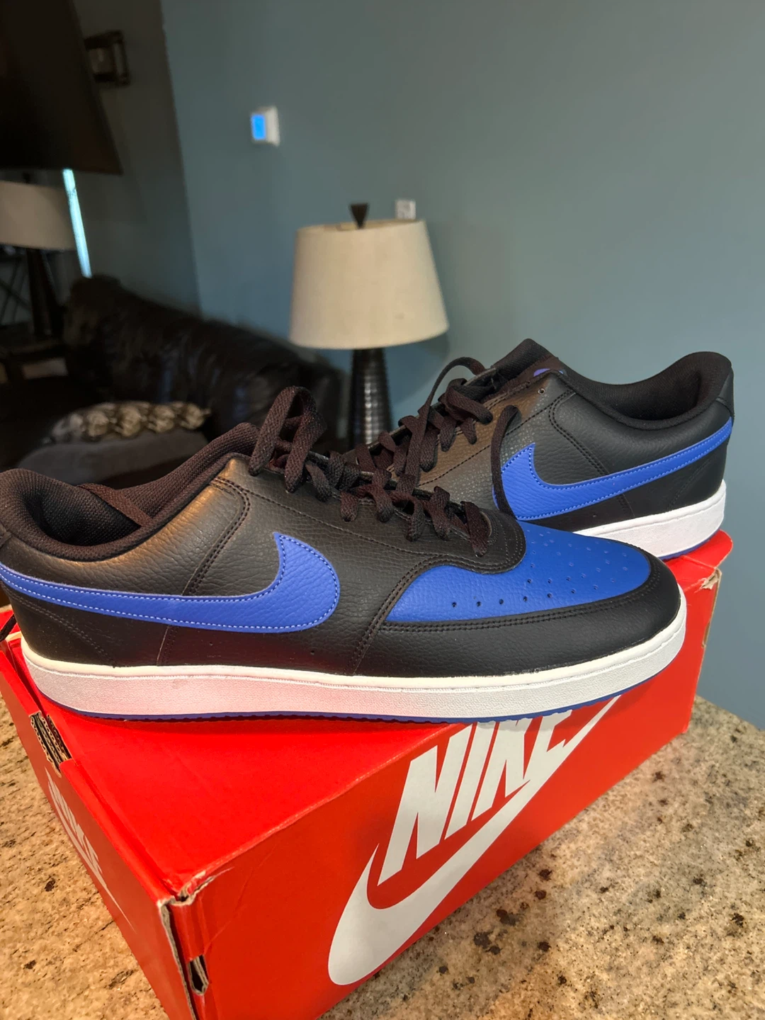Nike Court Vision Low Black/Blue