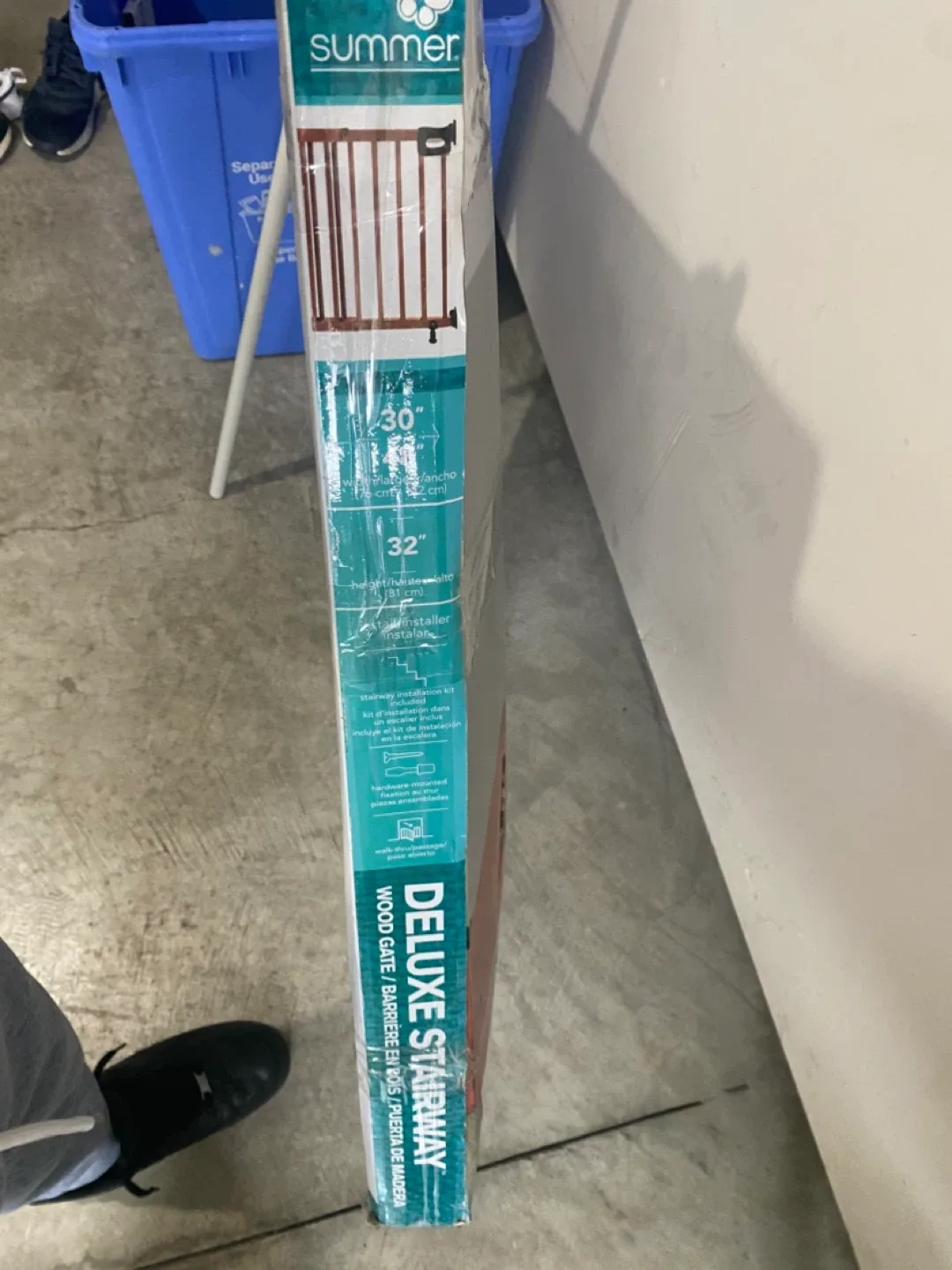 Summer Deluxe Stairway Wood Gate, 30-48" image indicator(4)