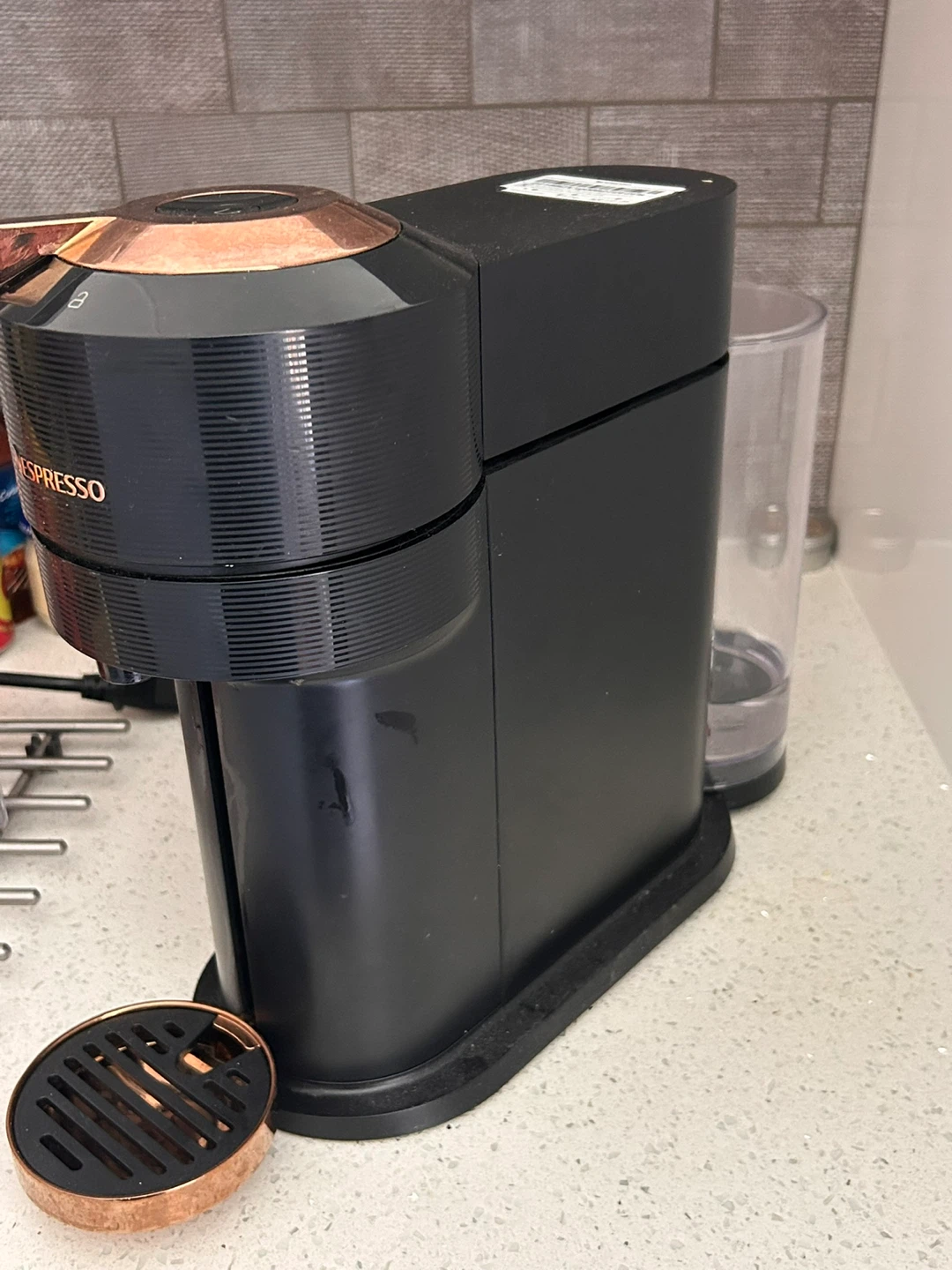 Nespresso Vertuo Next Coffee Machine - Black & Rose Gold - photo 2