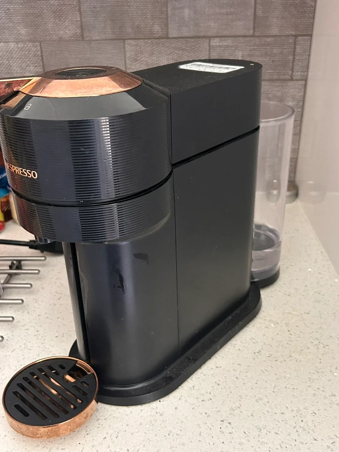 Nespresso Vertuo Next Coffee Machine - Black & Rose Gold image indicator(2)