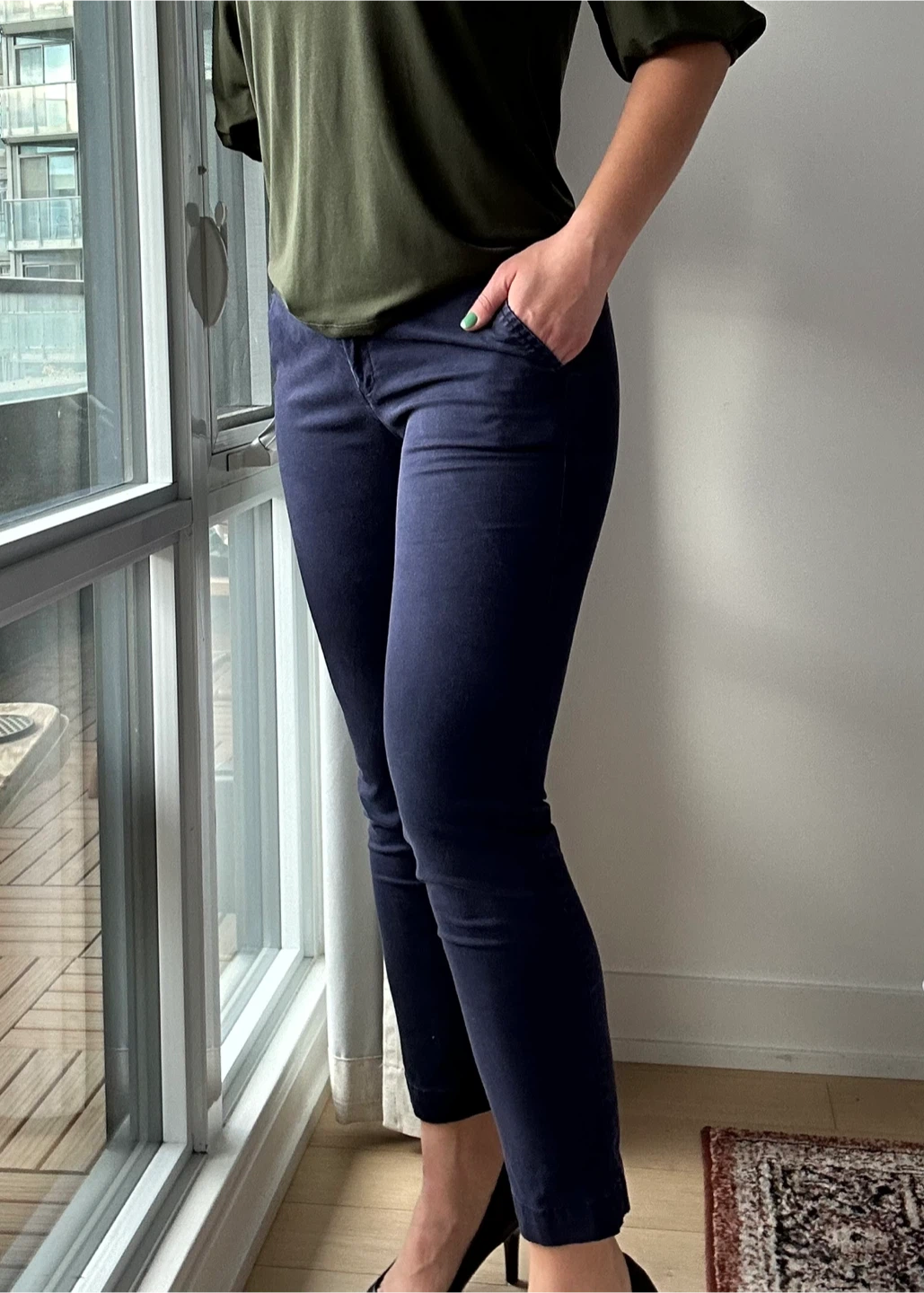 Navy Blue Sloan Pants - photo 2