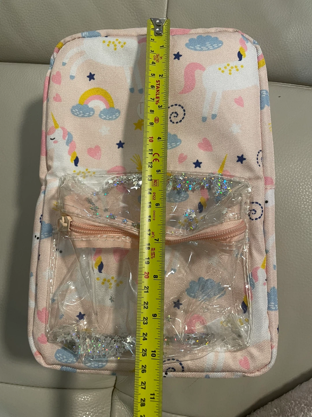 Unicorn Print Insulated Lunch Bag - Pink
