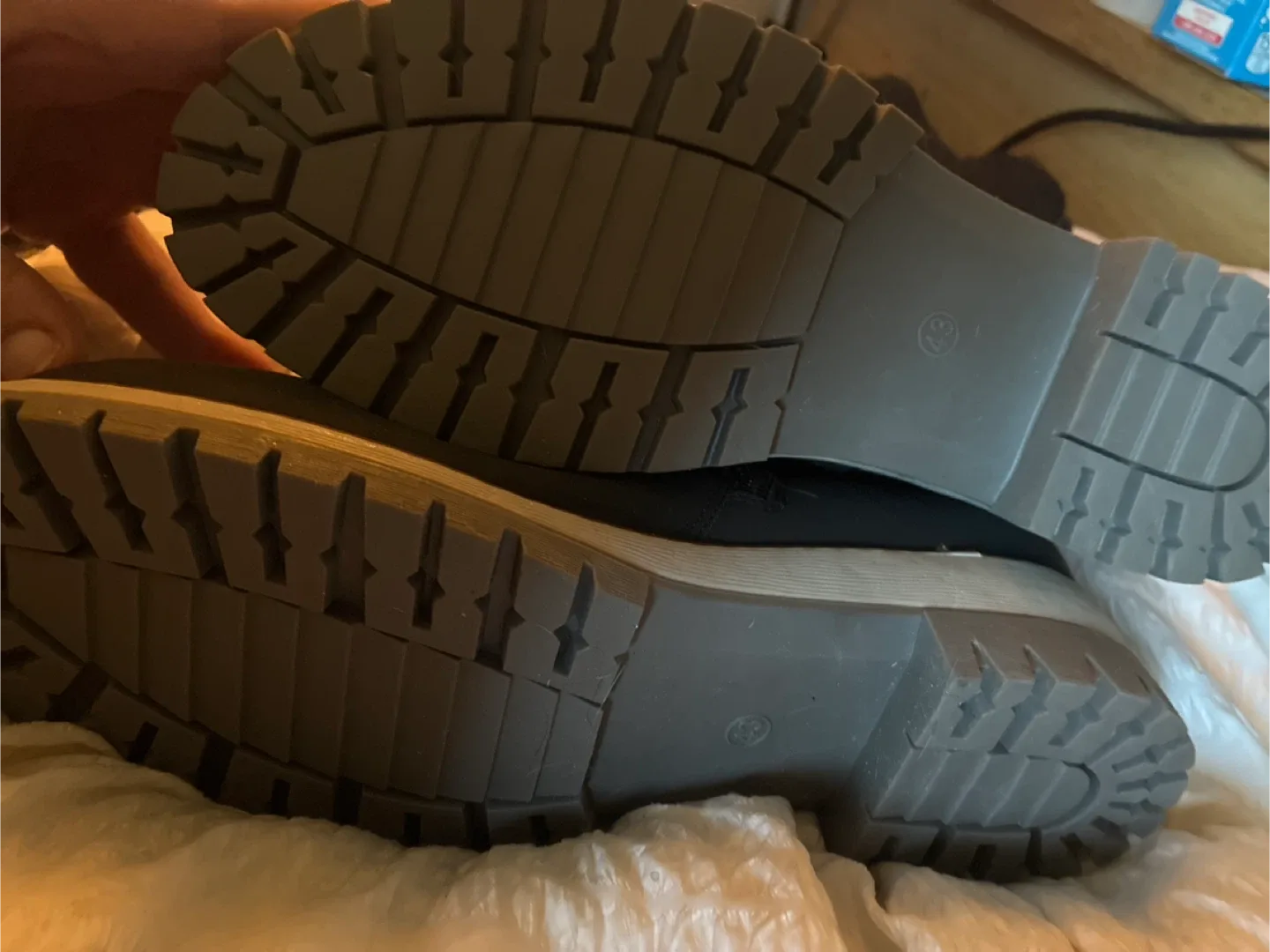 Tex Black Winter Boots, Size 43(US 9-10) image indicator(3)