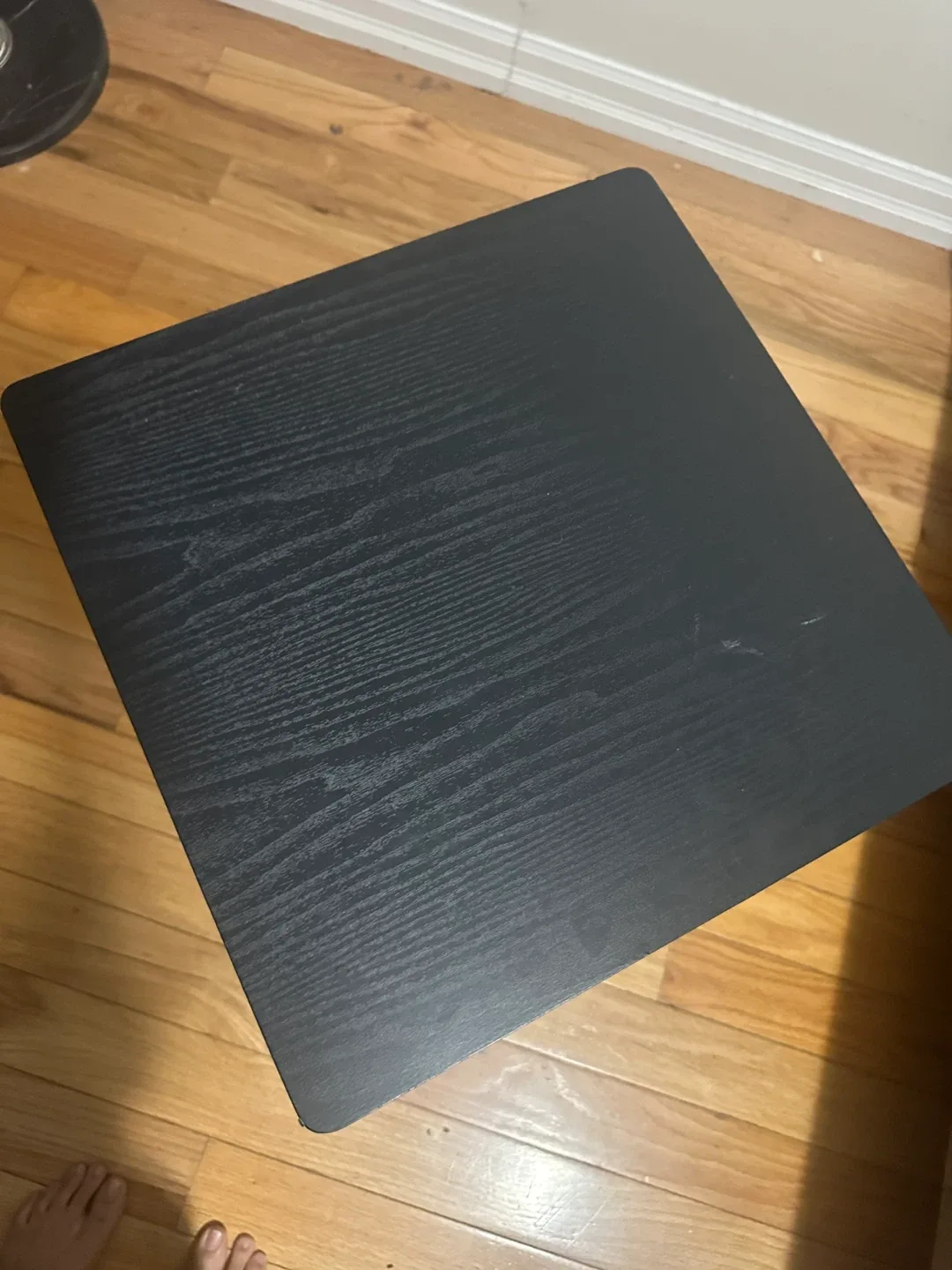 Black Woodgrain End Table image indicator(2)