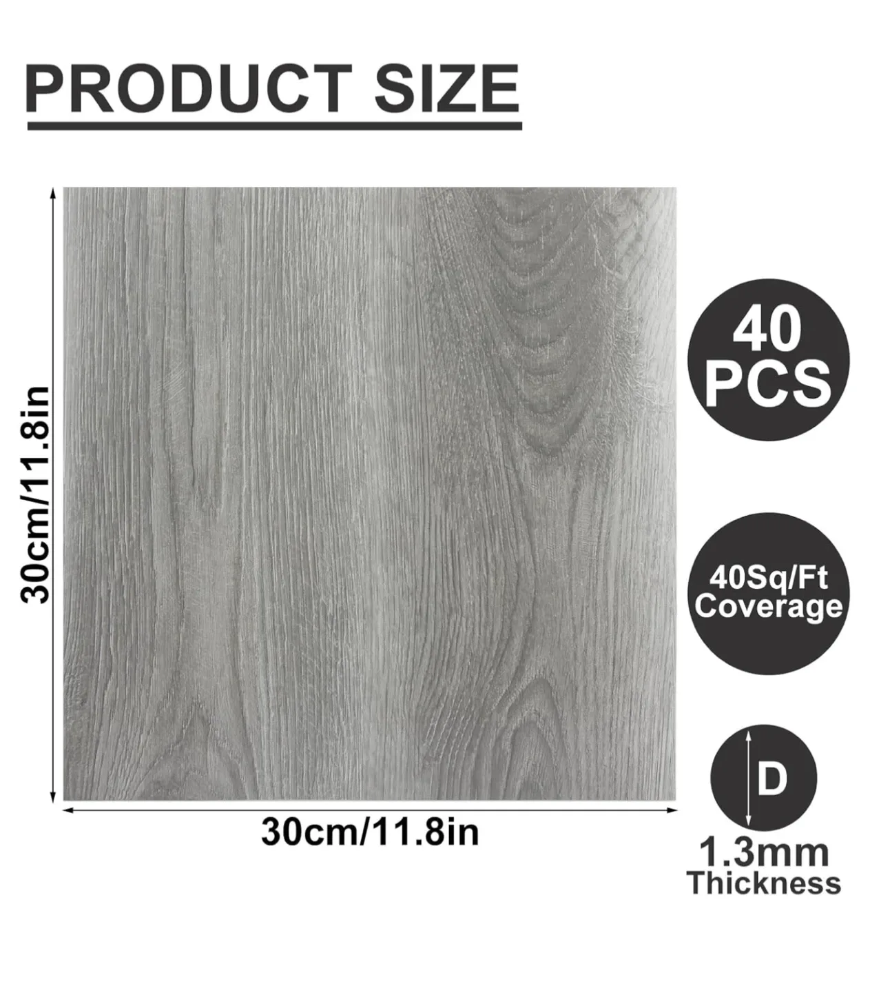 Peel and Stick Flooring Tiles - 40 pcs image indicator(2)