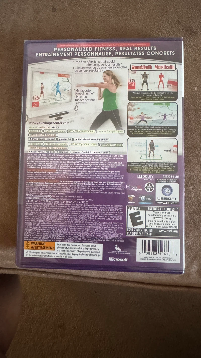 Your Shape Fitness Evolved (Xbox 360 Kinect) - New! - photo 2