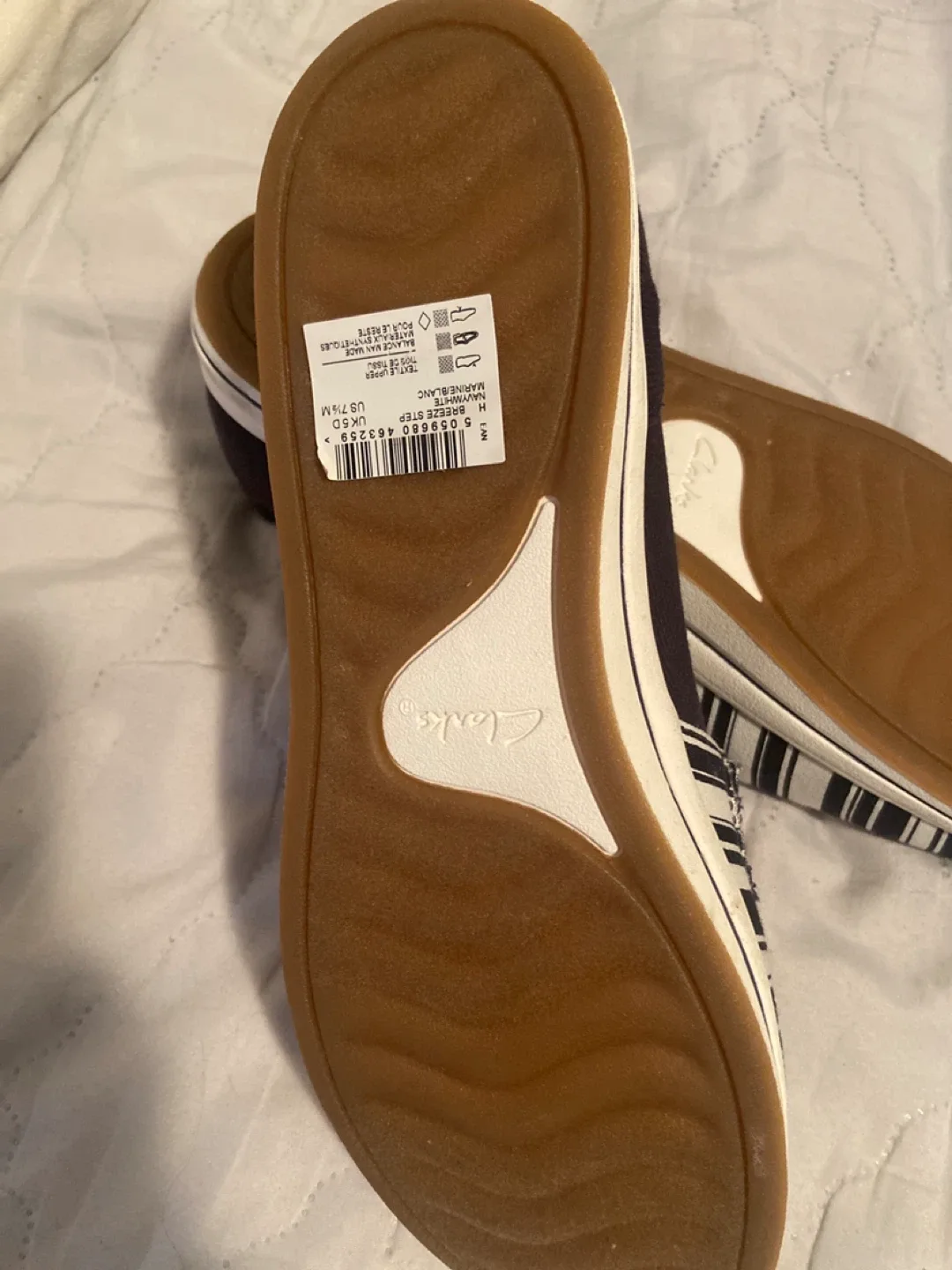 Clarks Cloudsteppers Breeze Step Shoes - Size 7.5 image indicator(4)