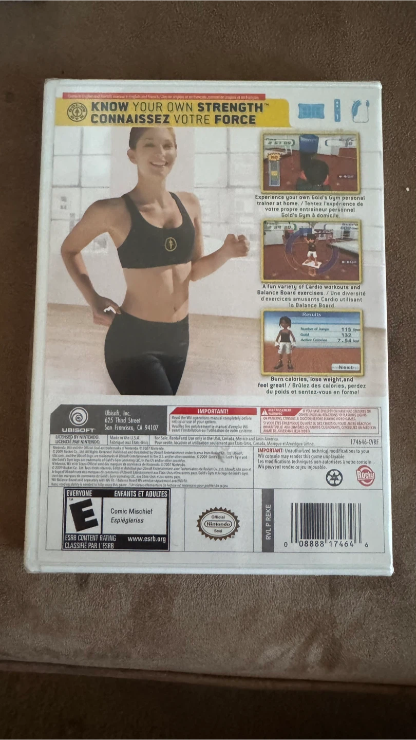 Gold's Gym Cardio Workout Wii Game - photo 2