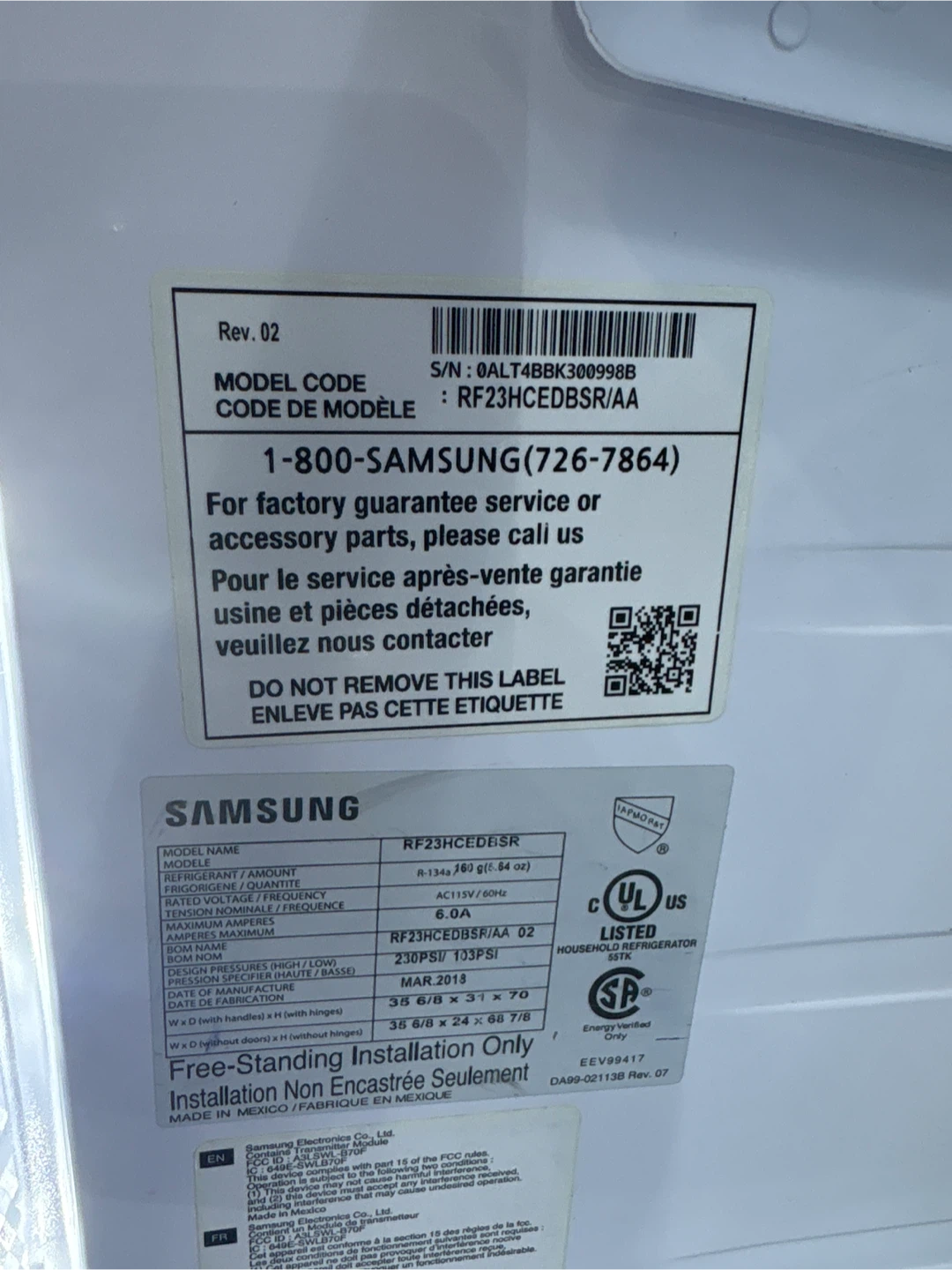 Samsung RF23HCEDBS Refrigerator - photo 3