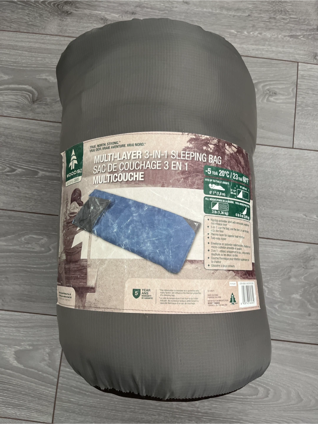Woods Multi-Layer 3-in-1 Sleeping Bag