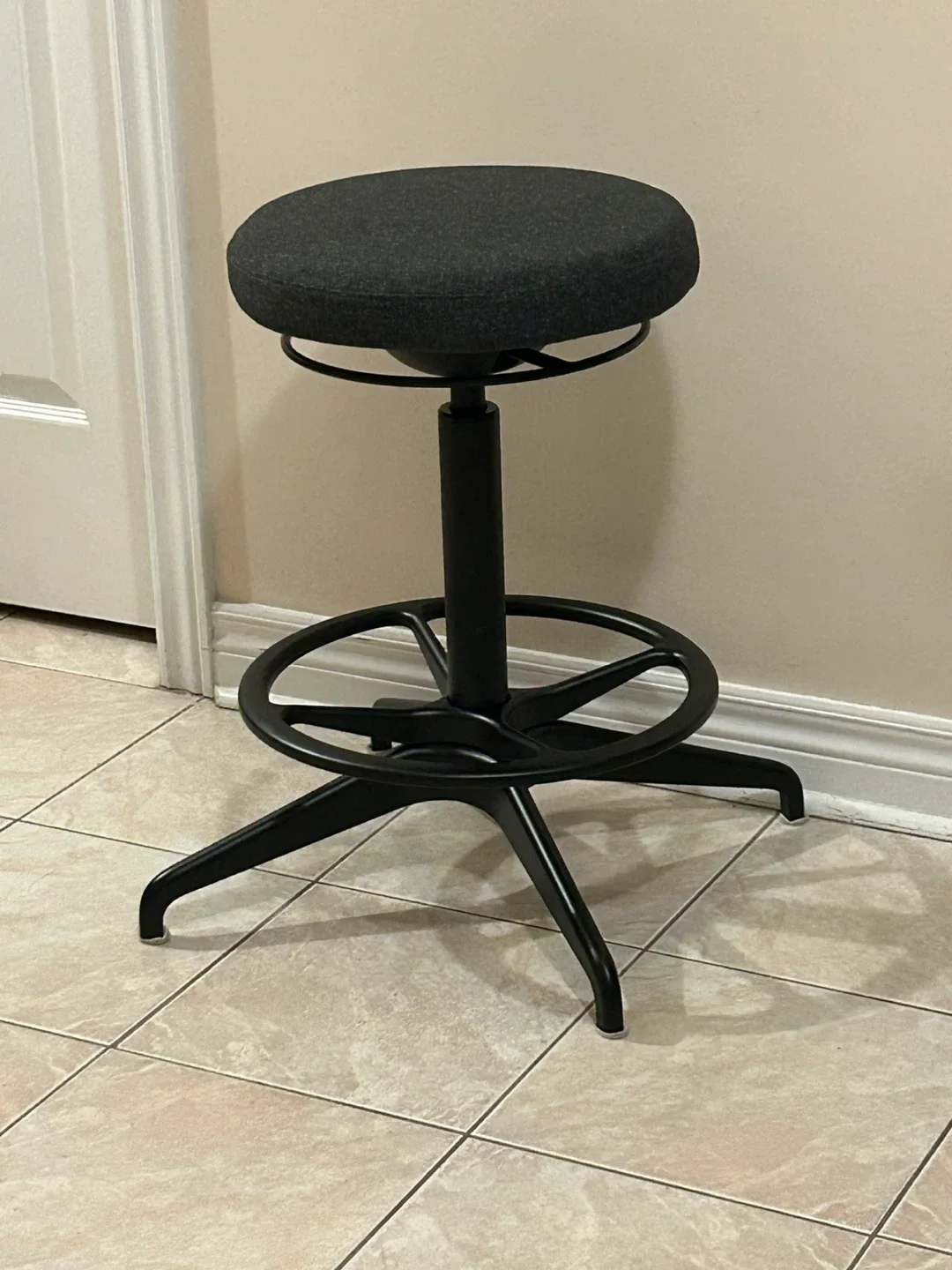 IKEA Lidkullen Sit/Stand Support Stool - Dark Gray image indicator(2)