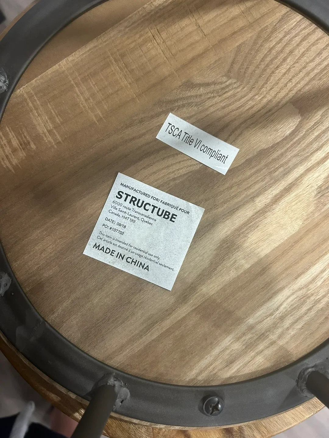 Set of 4 Structube Bar Stools image indicator(2)