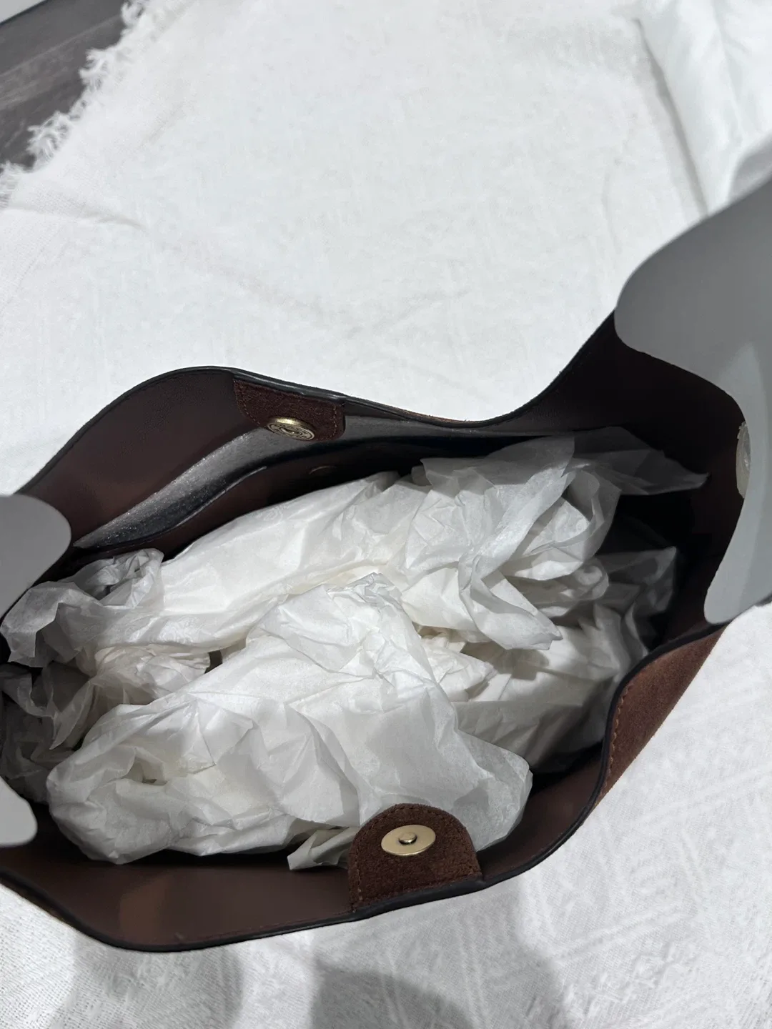 Coach Brown Suede Brooklyn shoulder Bag -New image indicator(3)