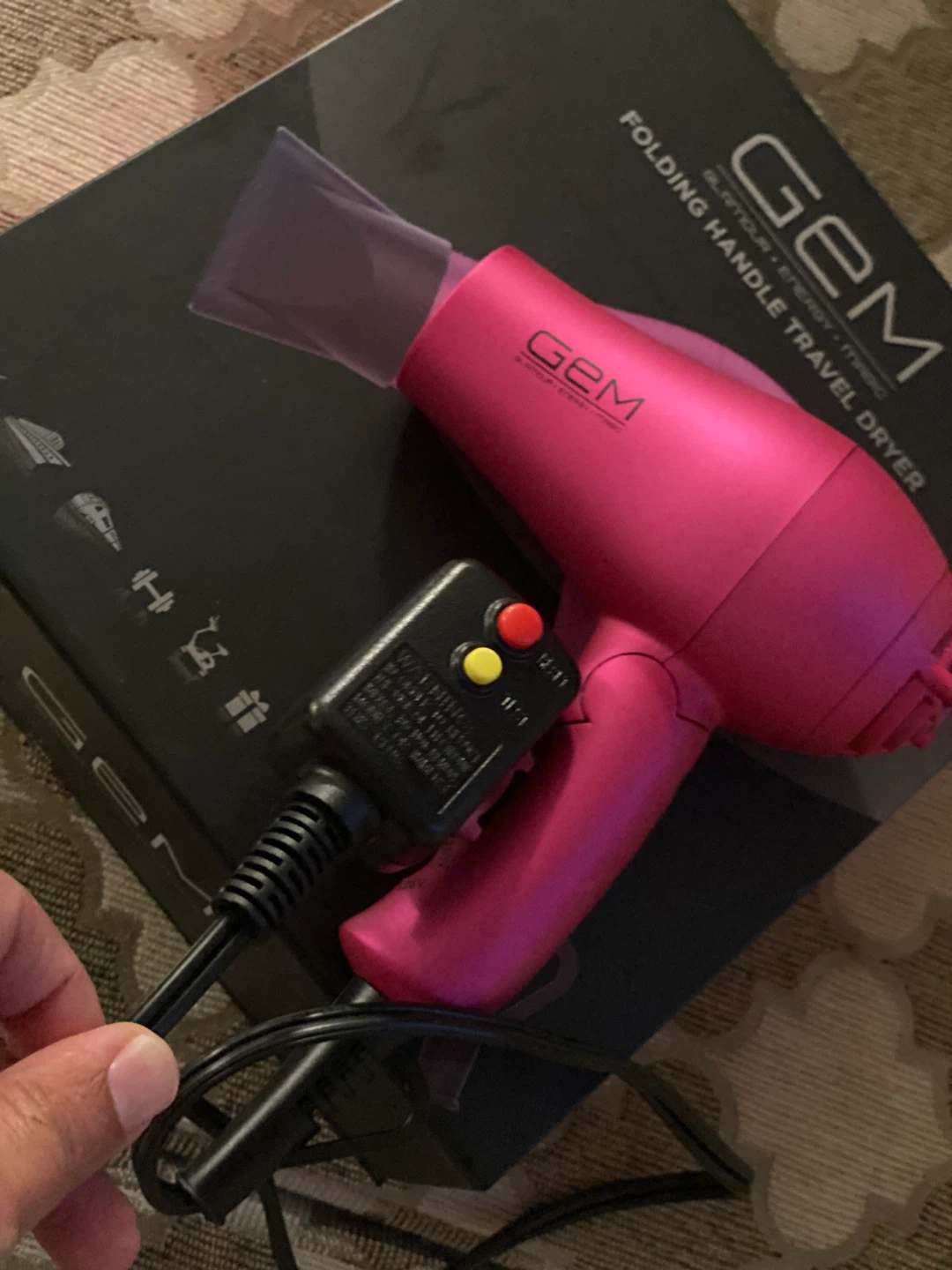 GEM Folding Handle Travel Dryer - Pink - photo 3