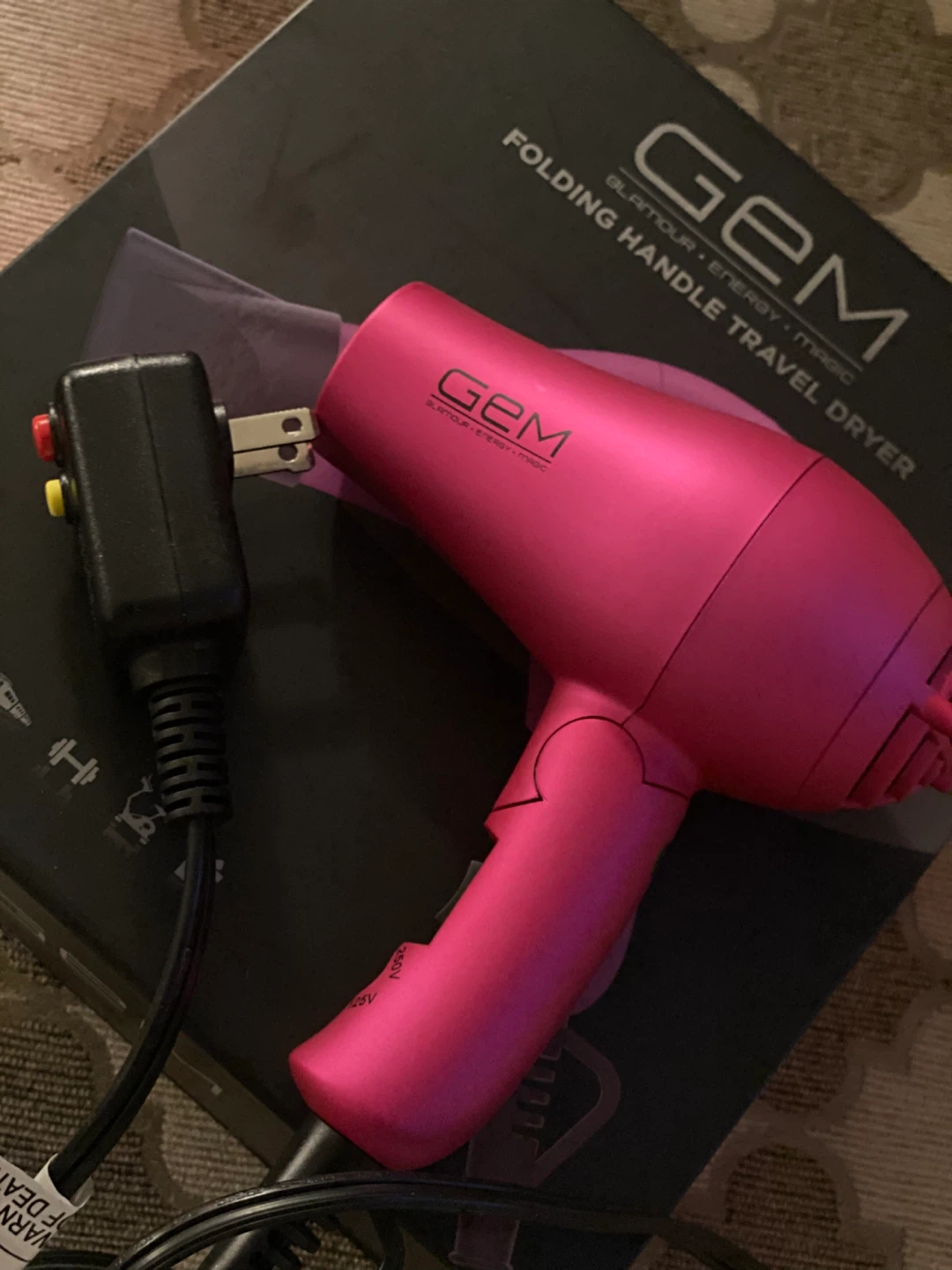 GEM Folding Handle Travel Dryer - Pink - photo 2