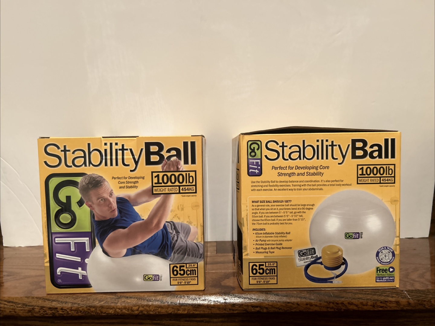 GoFit Stability Ball 65cm