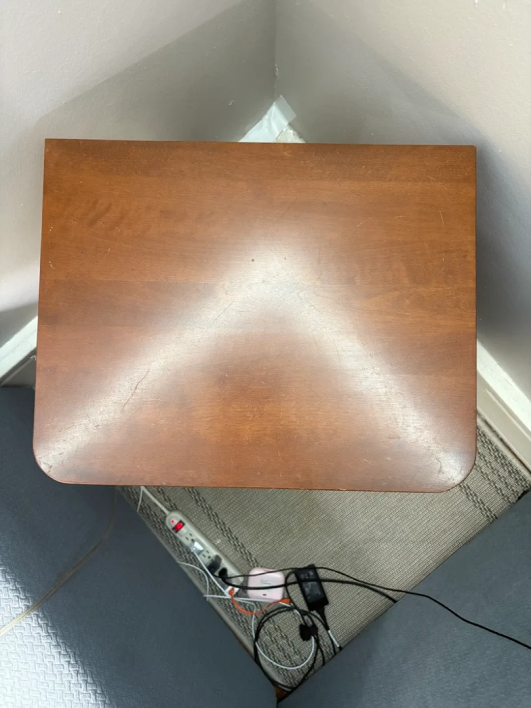 Wooden 2-Drawer Side Table image indicator(2)