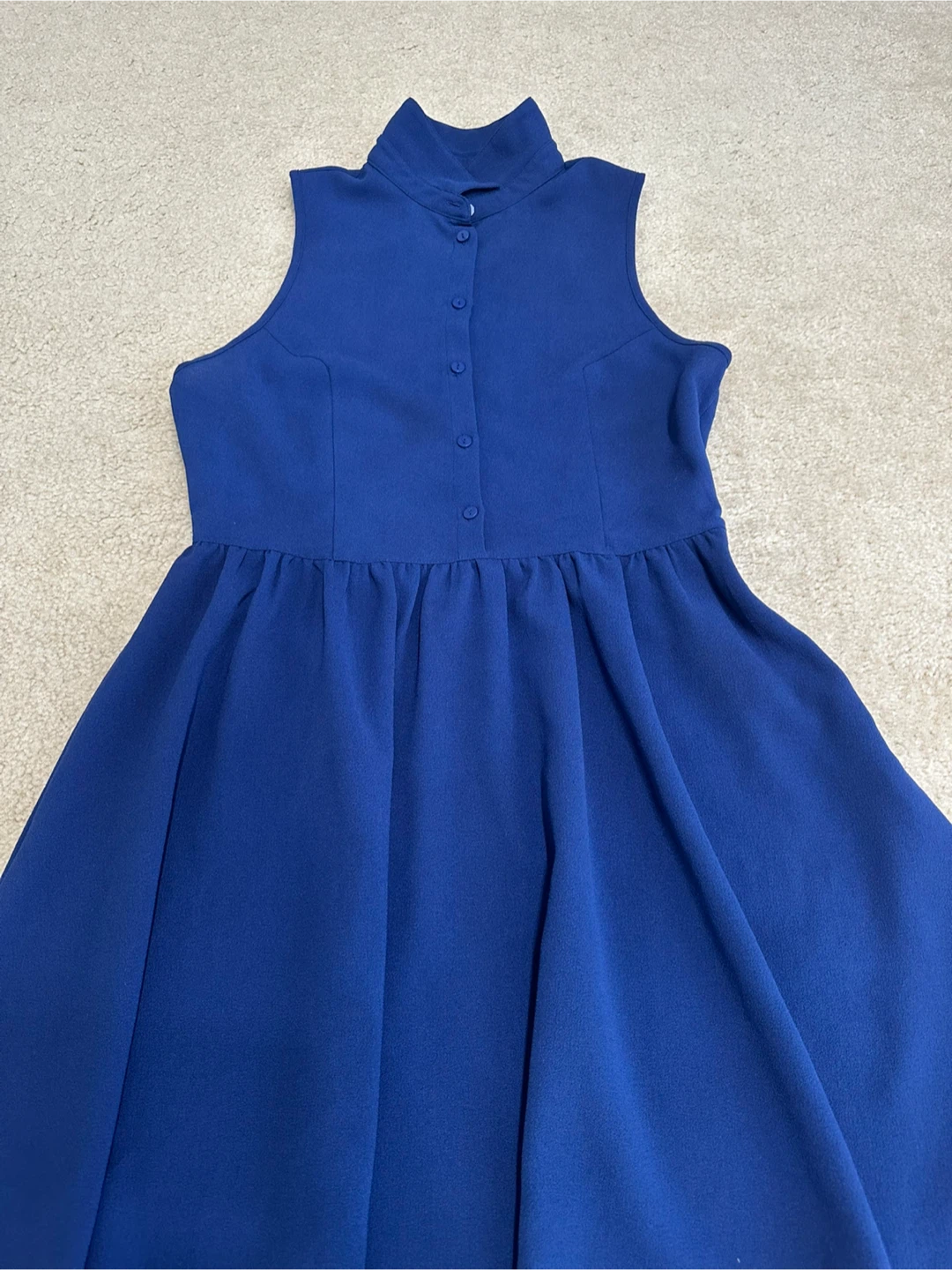 Blue Sleeveless Dress - photo 2