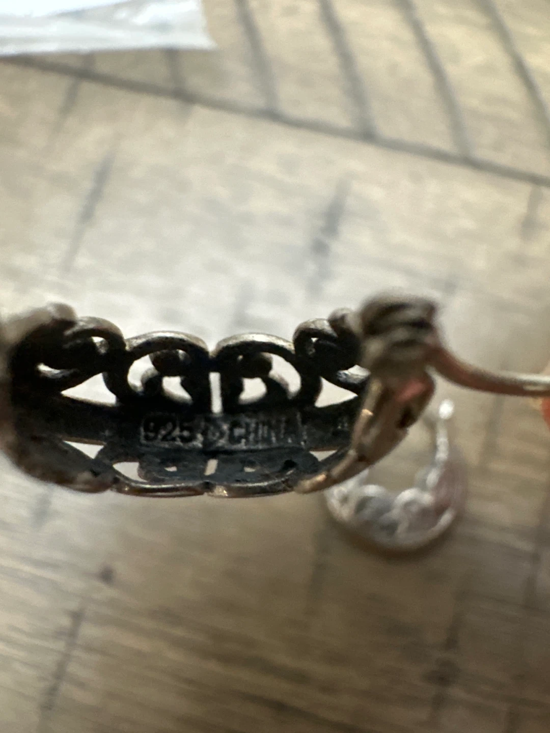 Sterling Silver 925 Hoop Earrings - photo 3