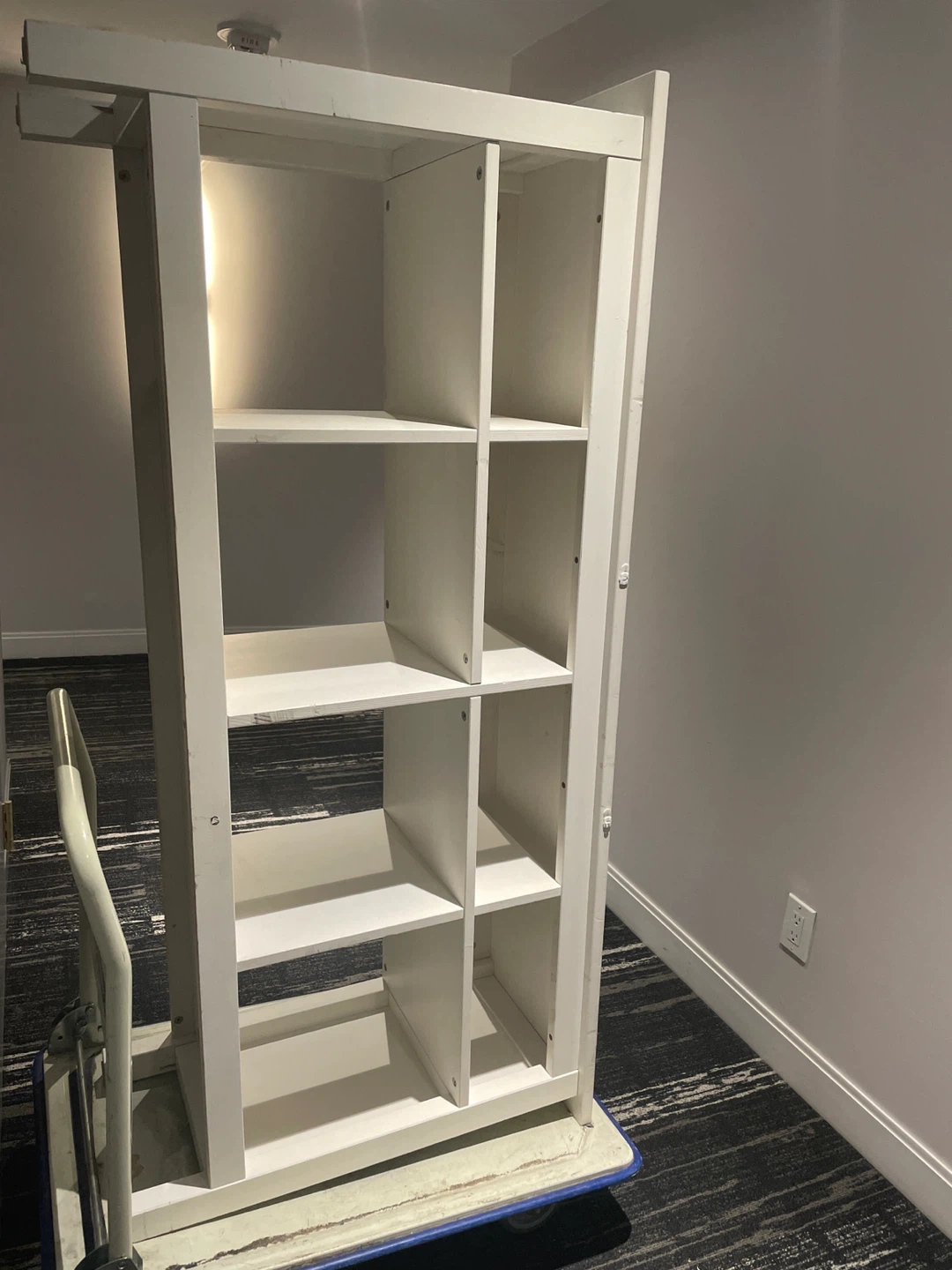 White Wooden Shelf Unit