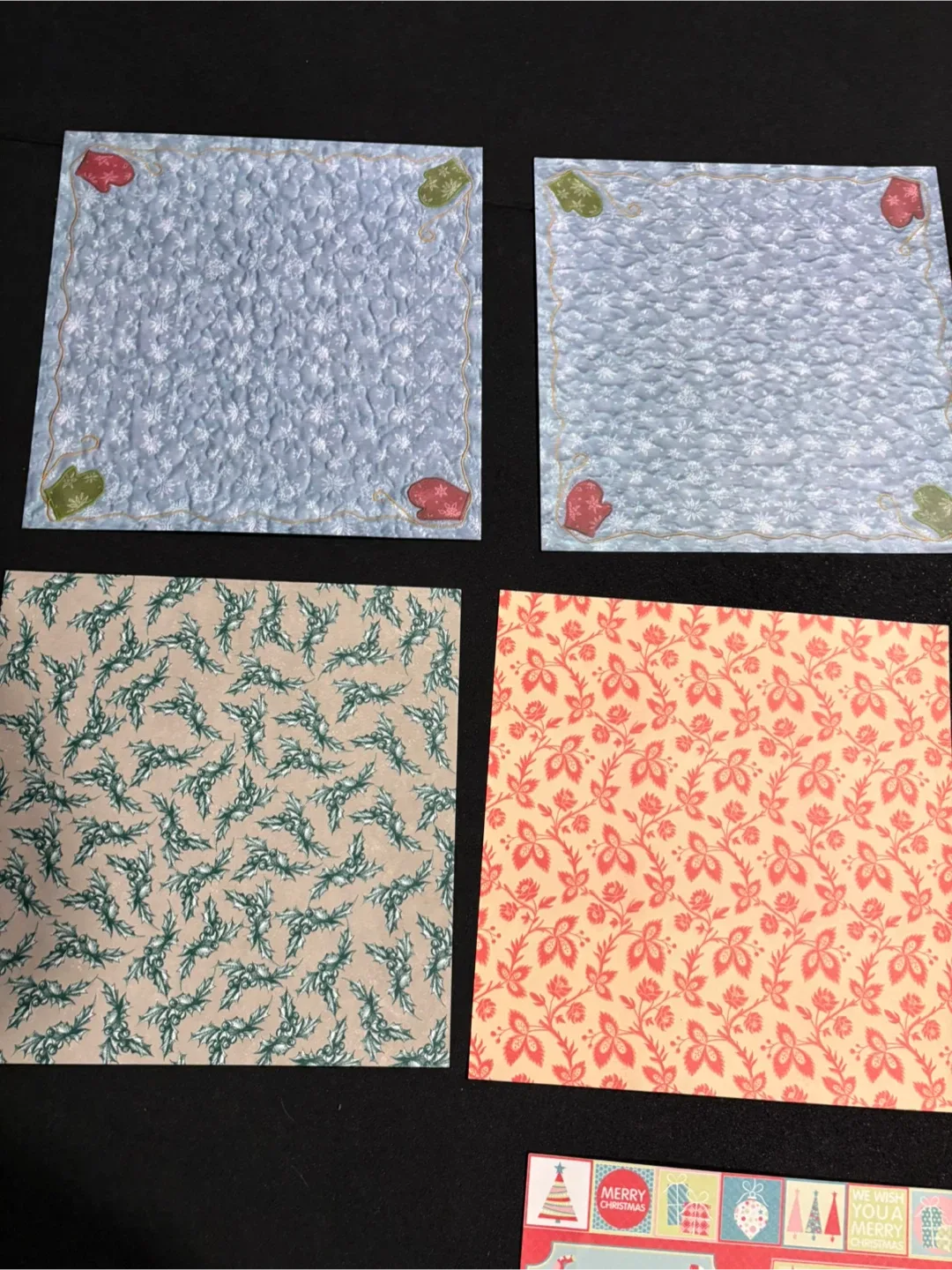 Lot of 12x12 scrapbook paper image indicator(2)