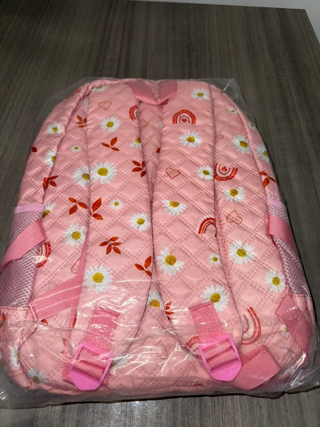 Girls Pink Floral Backpack, Lunch Bag & Pencil Case Set image indicator(6)