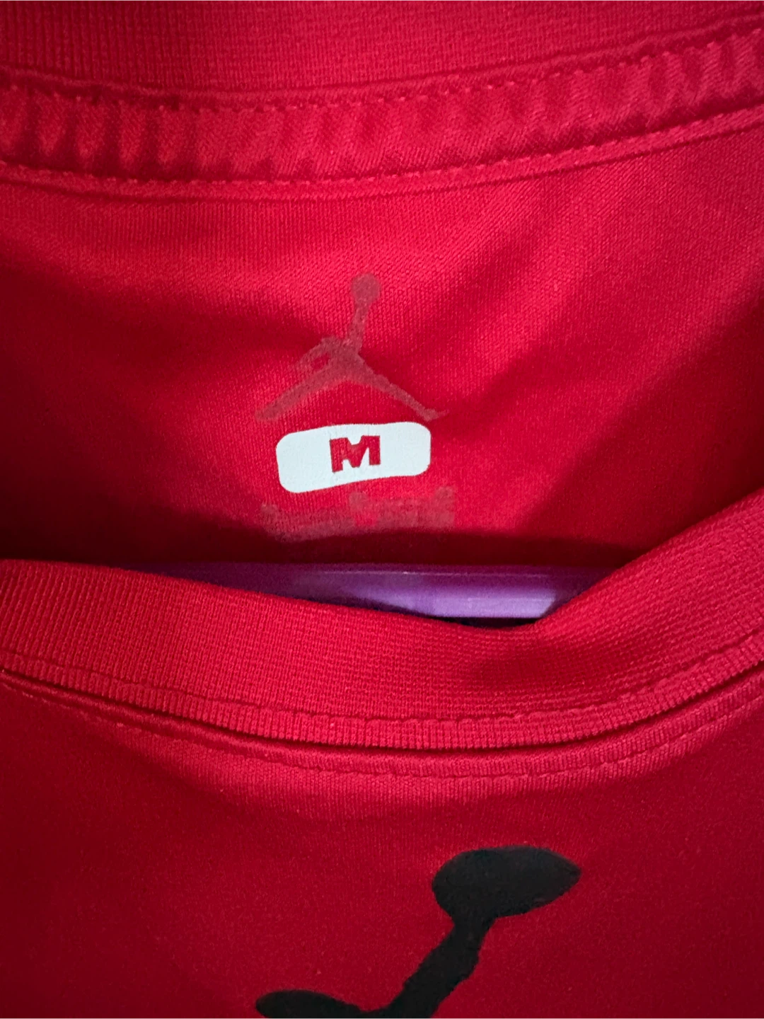 Jordan Dri-FIT Red T-Shirt (Size M) - photo 3
