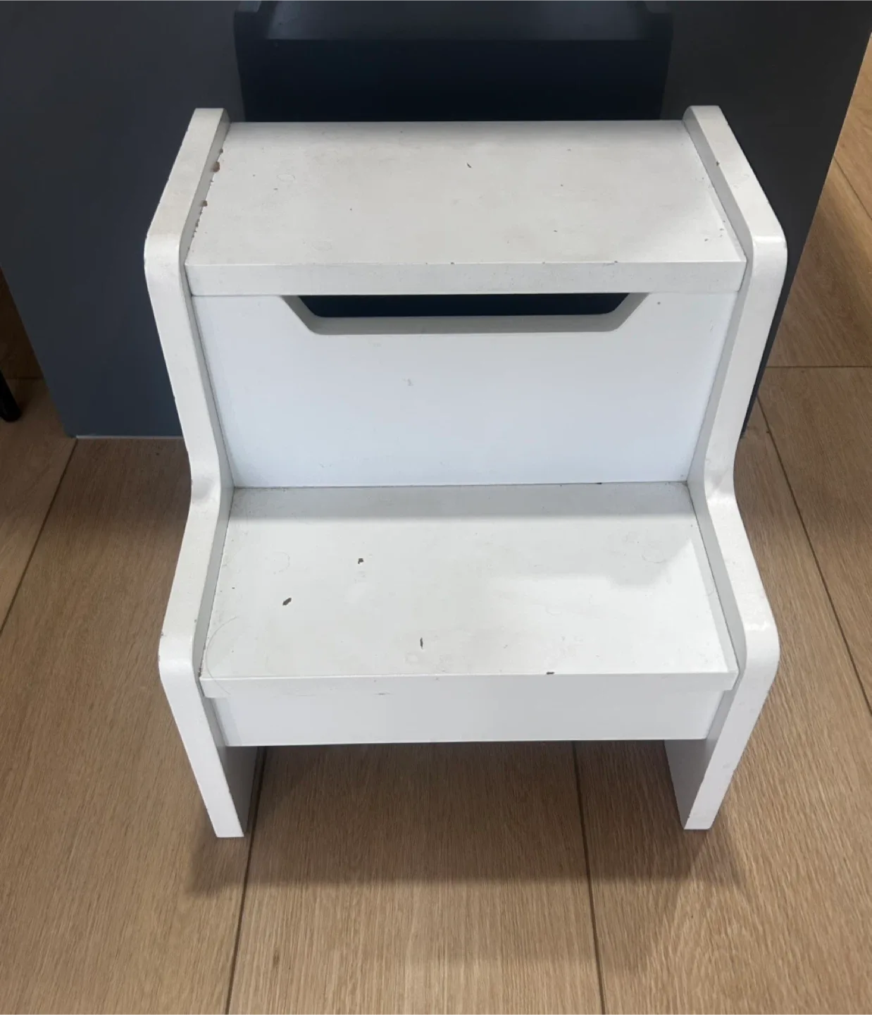 White Wooden Step Stool