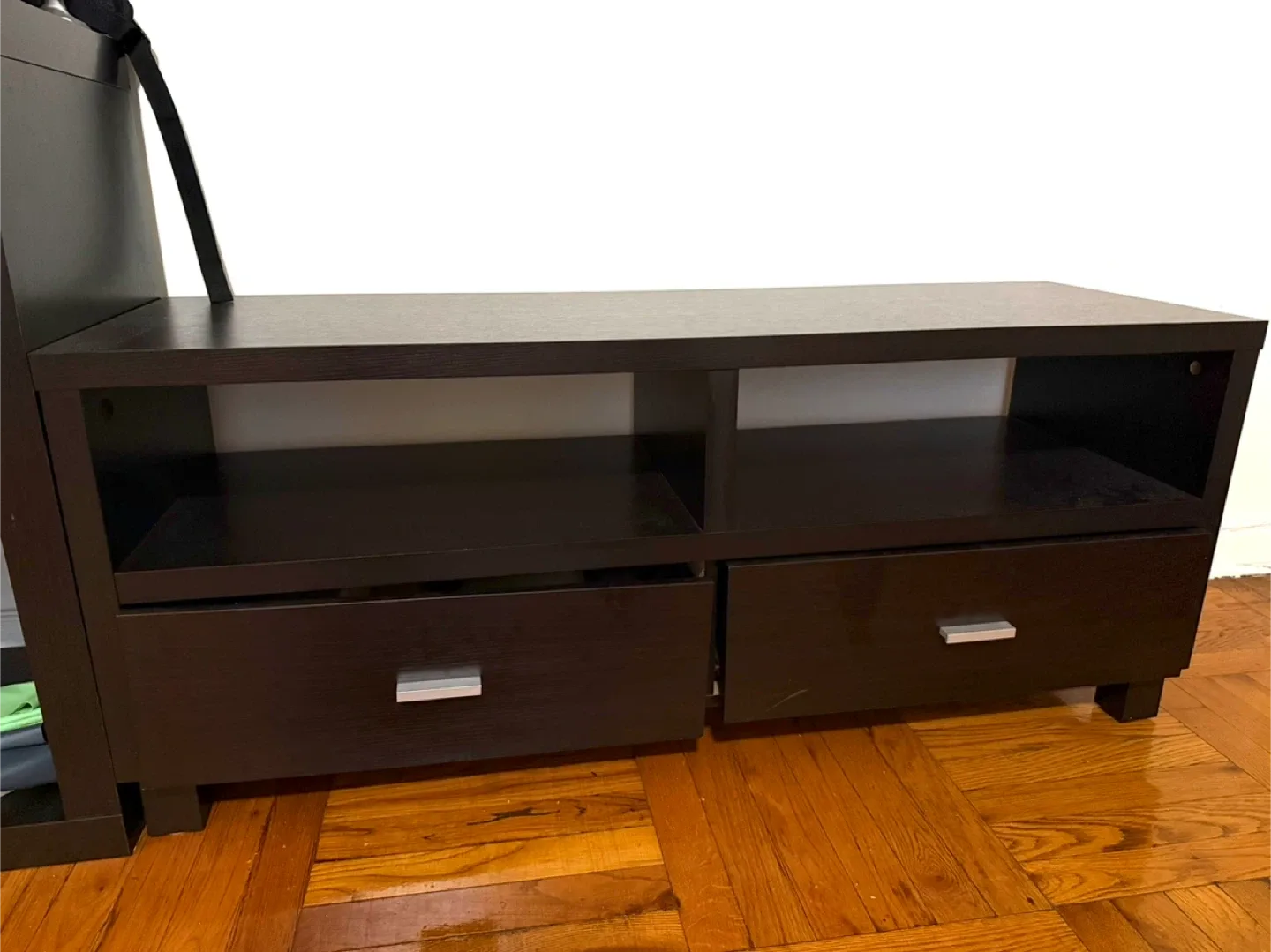 Dark Brown TV Stand with Drawers image indicator(2)